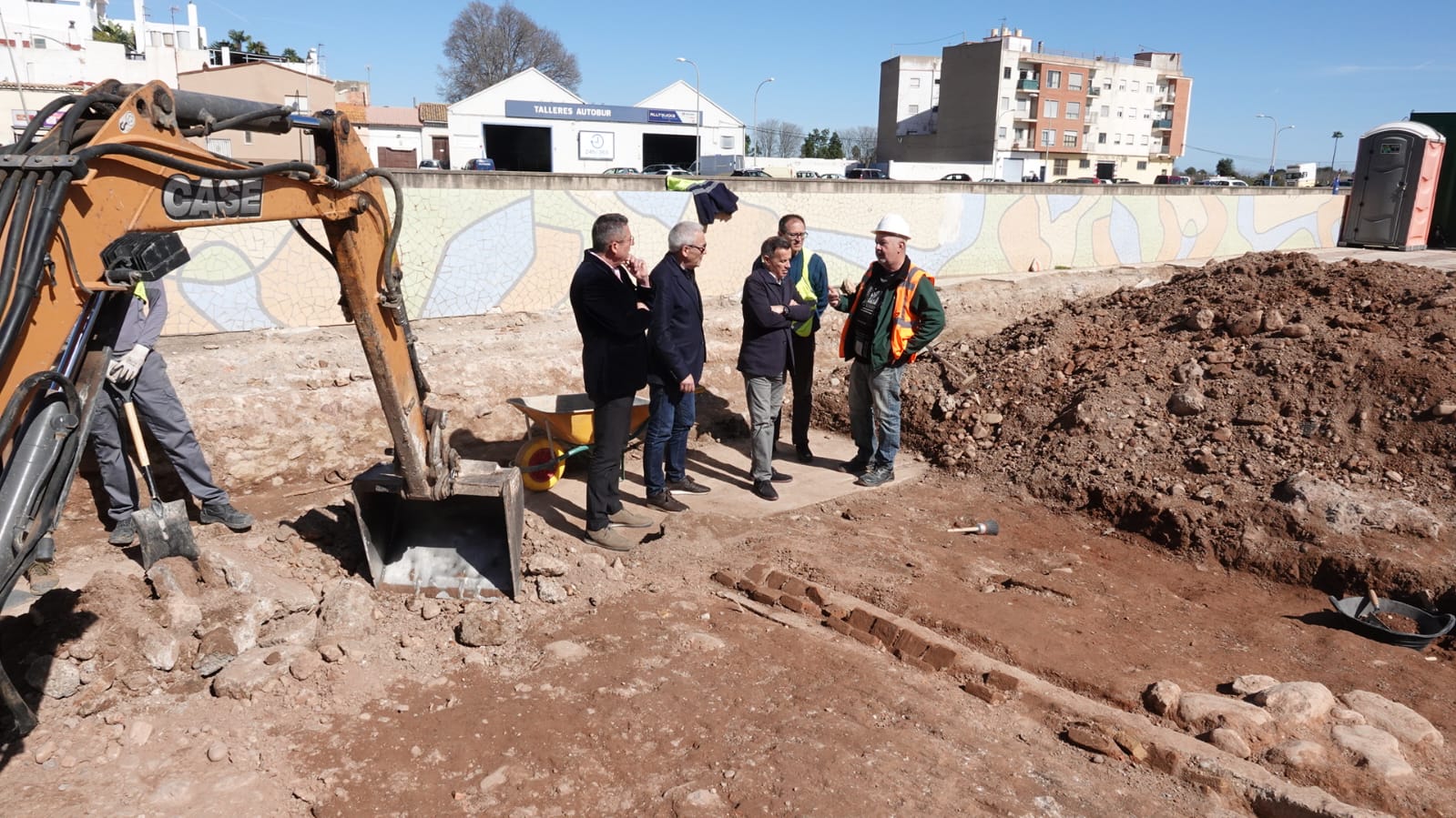 El descobriment de restes arqueològiques a Sant Blai paralitza temporalment les obres del segon dipòsit de tempestes