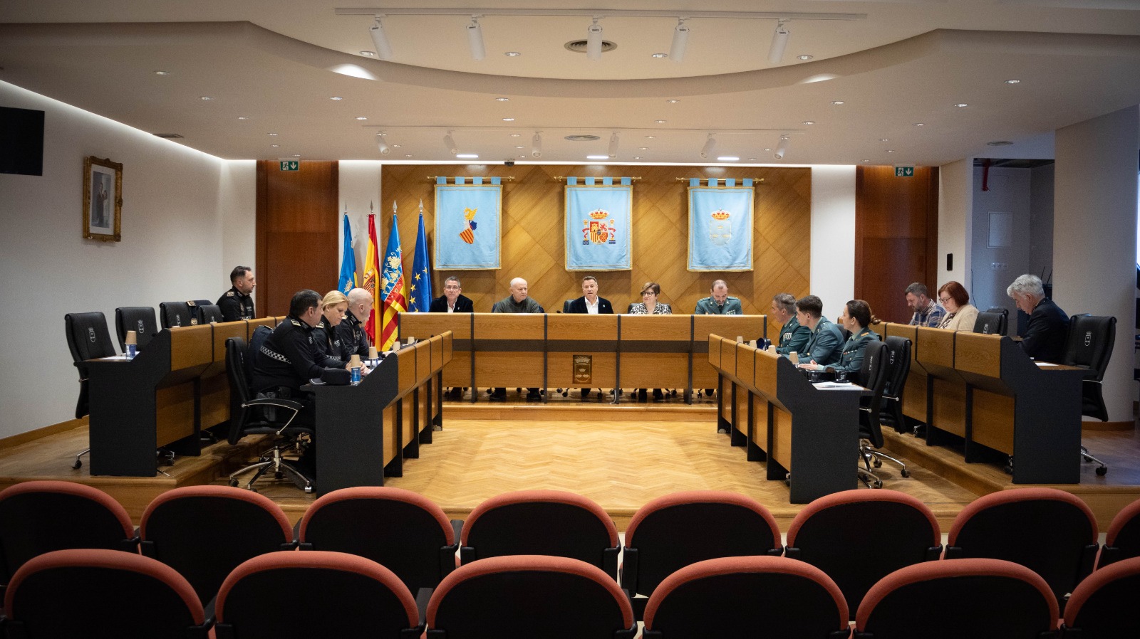 La Junta Local de Seguretat de Burriana coordina el dispositiu específic per a les Falles 2025