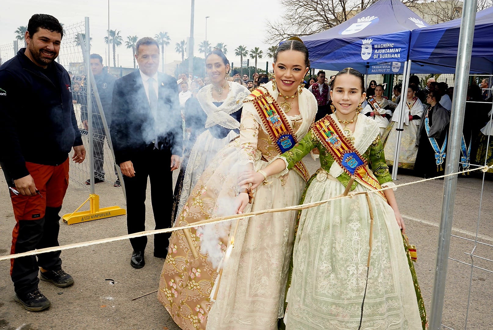 Les Reines Falleres de Burriana 2025 protagonitzen una jornada intensa de visita als monuments fallers