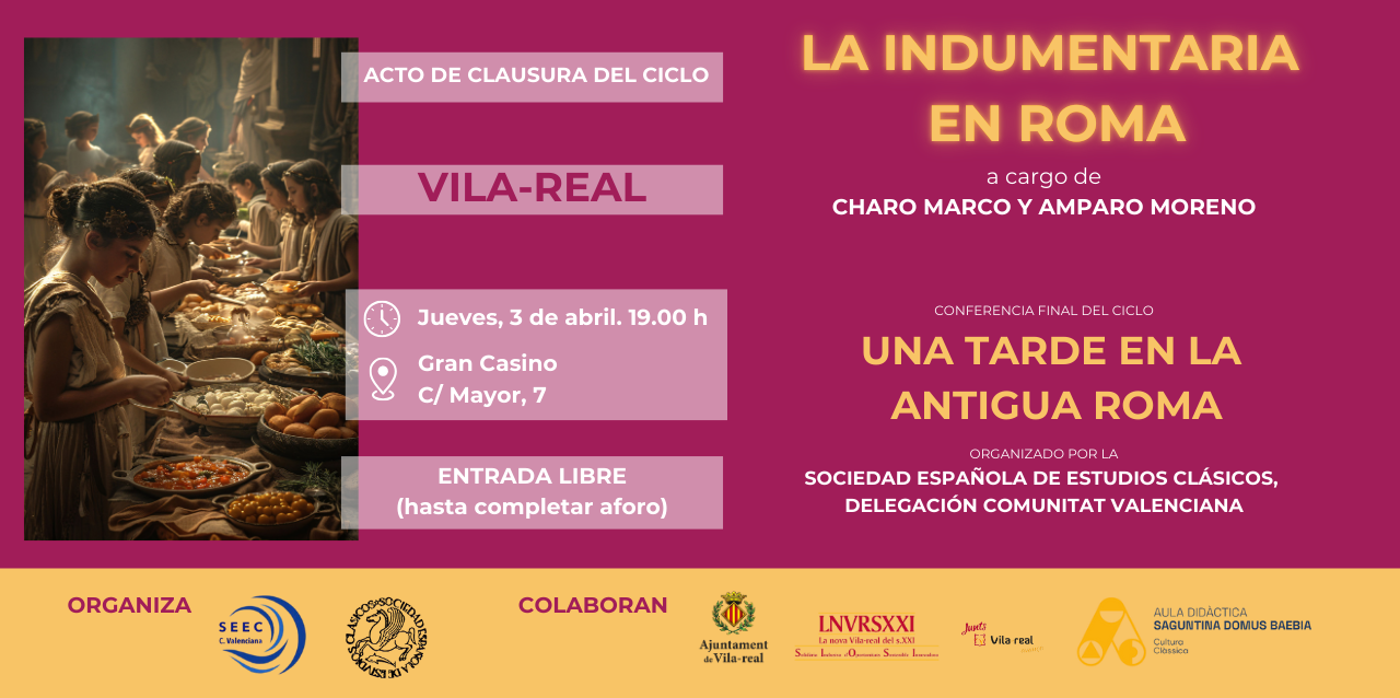 Vila-real acollirà una xarrada sobre indumentària a Roma