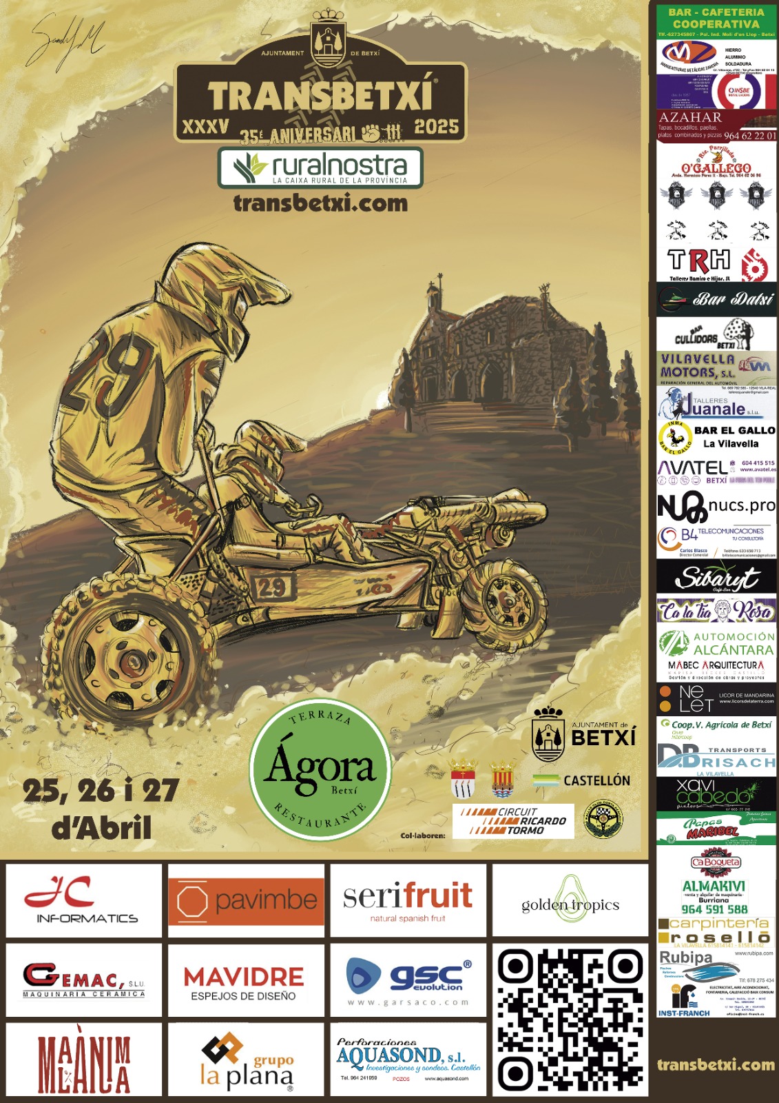 El Transbetxí celebra 35 edicions amb un cartell renovat i retransmissió en directe