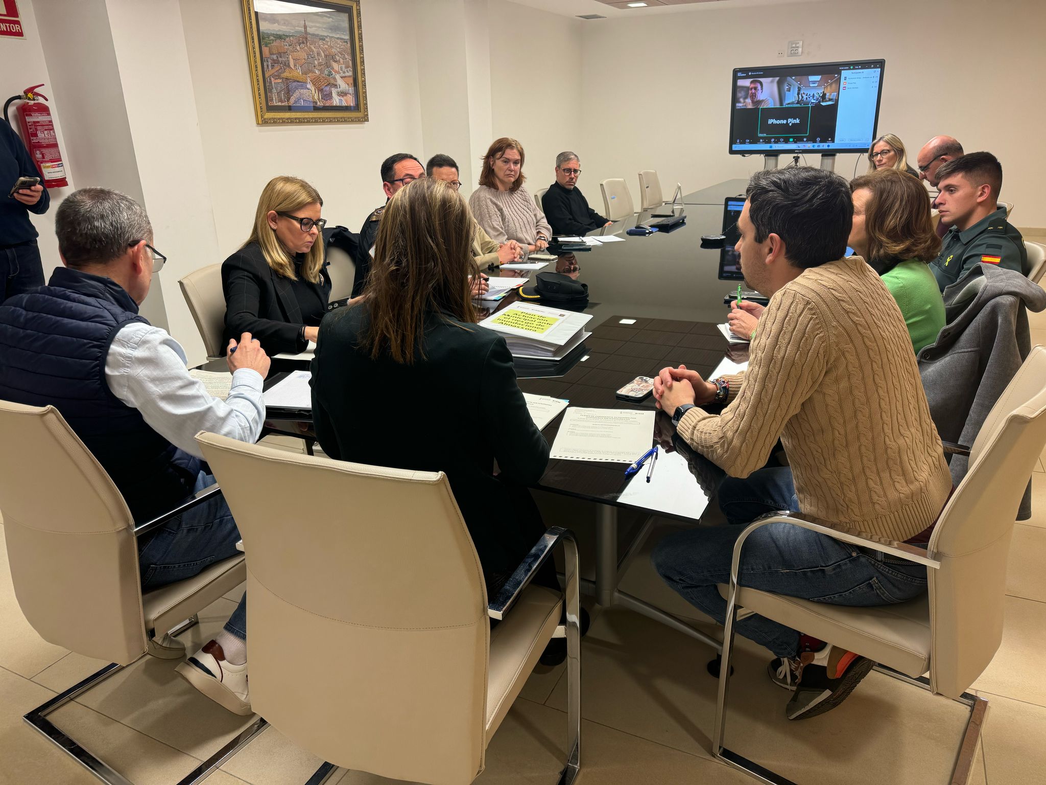 Almassora reuneix el Cecopal per a activar accions preventives davant l’emergència per pluges i inundacions