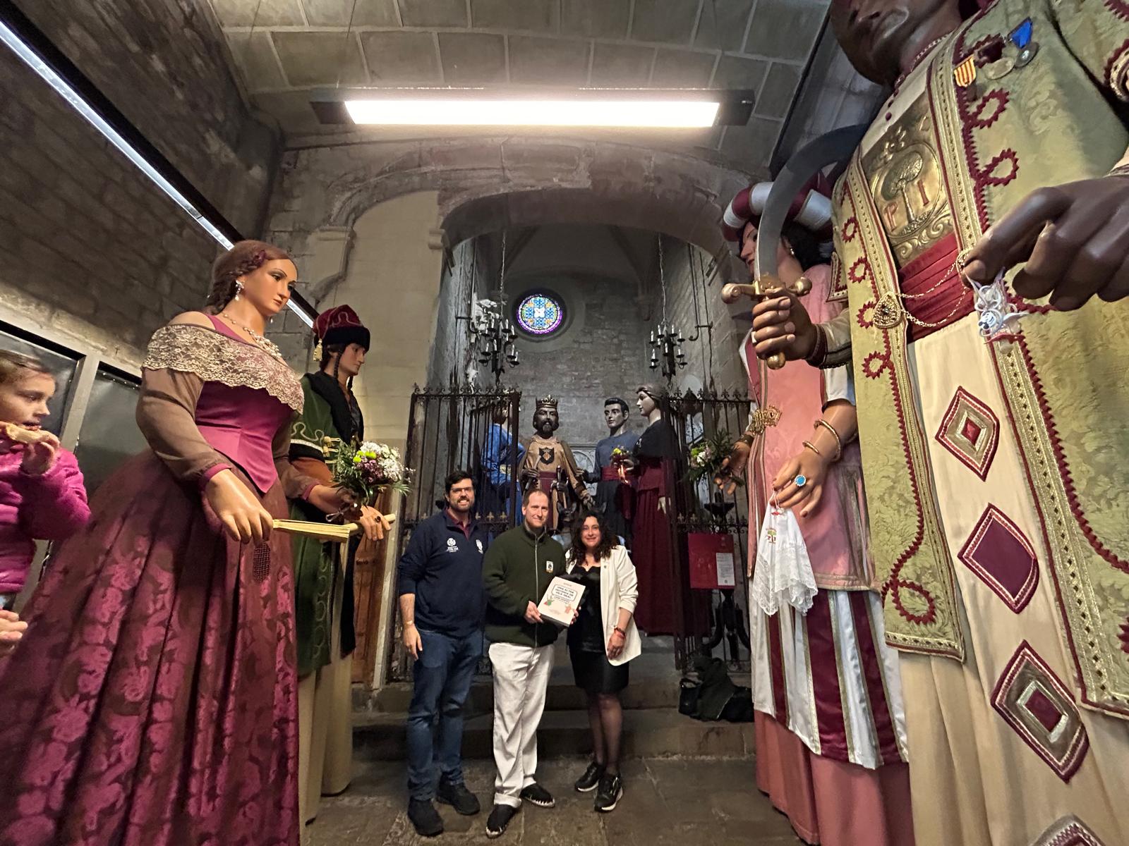 Els gegants de Vila-real participen a les festes de Sant Josep Oriol de Barcelona