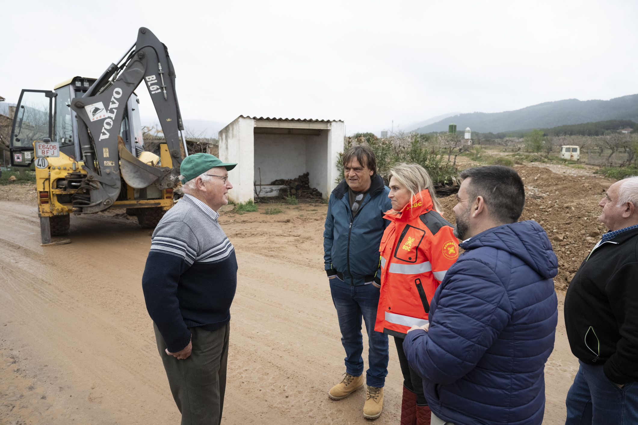 La Diputació de Castelló respon davant l’emergència i actua de manera urgent en els camins i infraestructures danyades pel temporal de pluges a la província