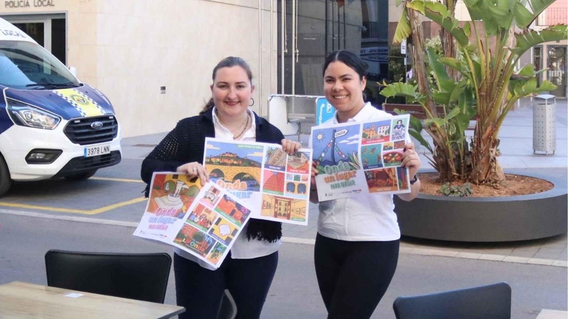 Onda pone en valor sus rincones turísticos con el reparto de manteles de papel para la hostelería local