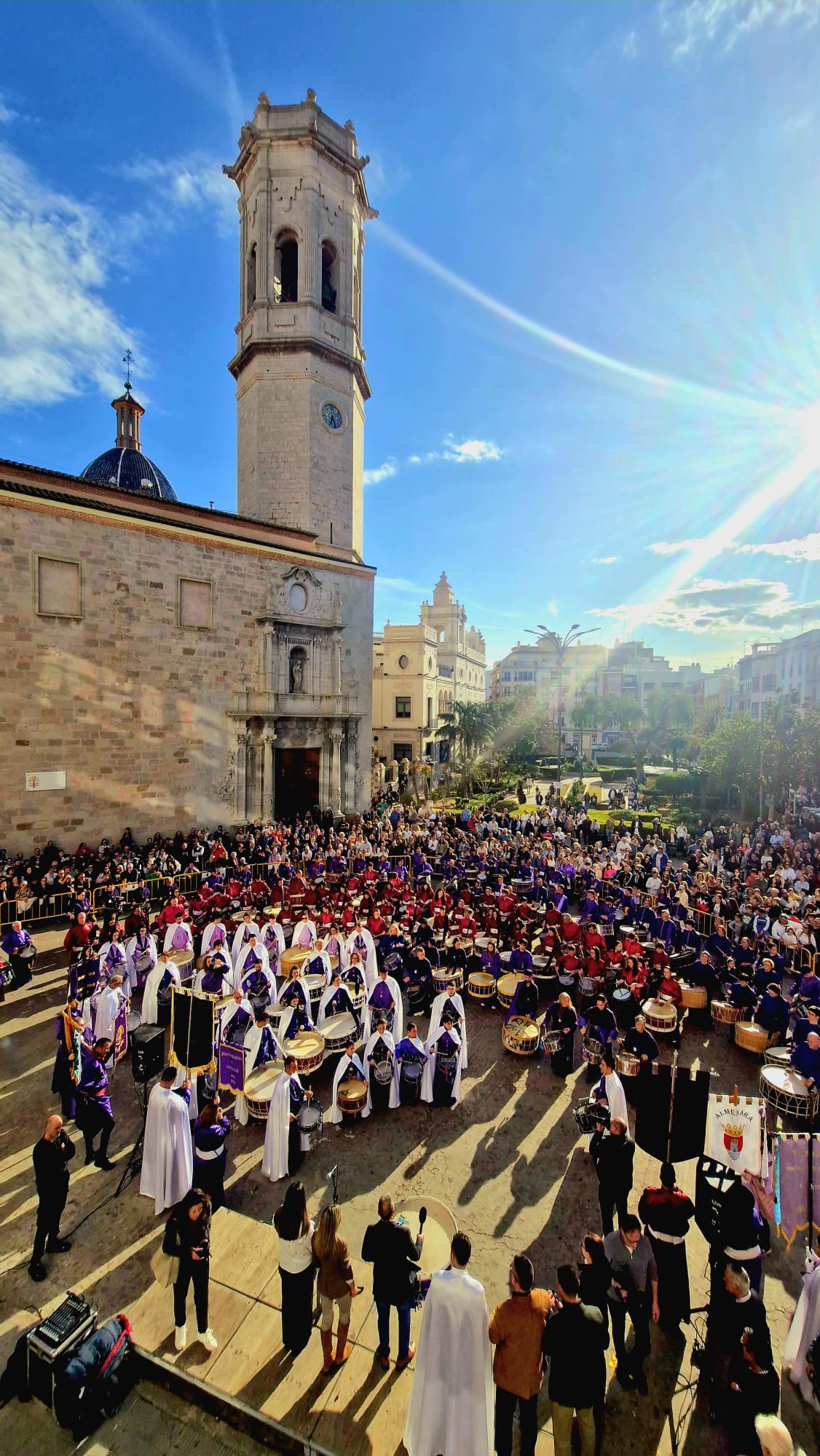 La capital de la Plana Baixa celebra la 10ª Tamborada “Ciutat de Burriana”
