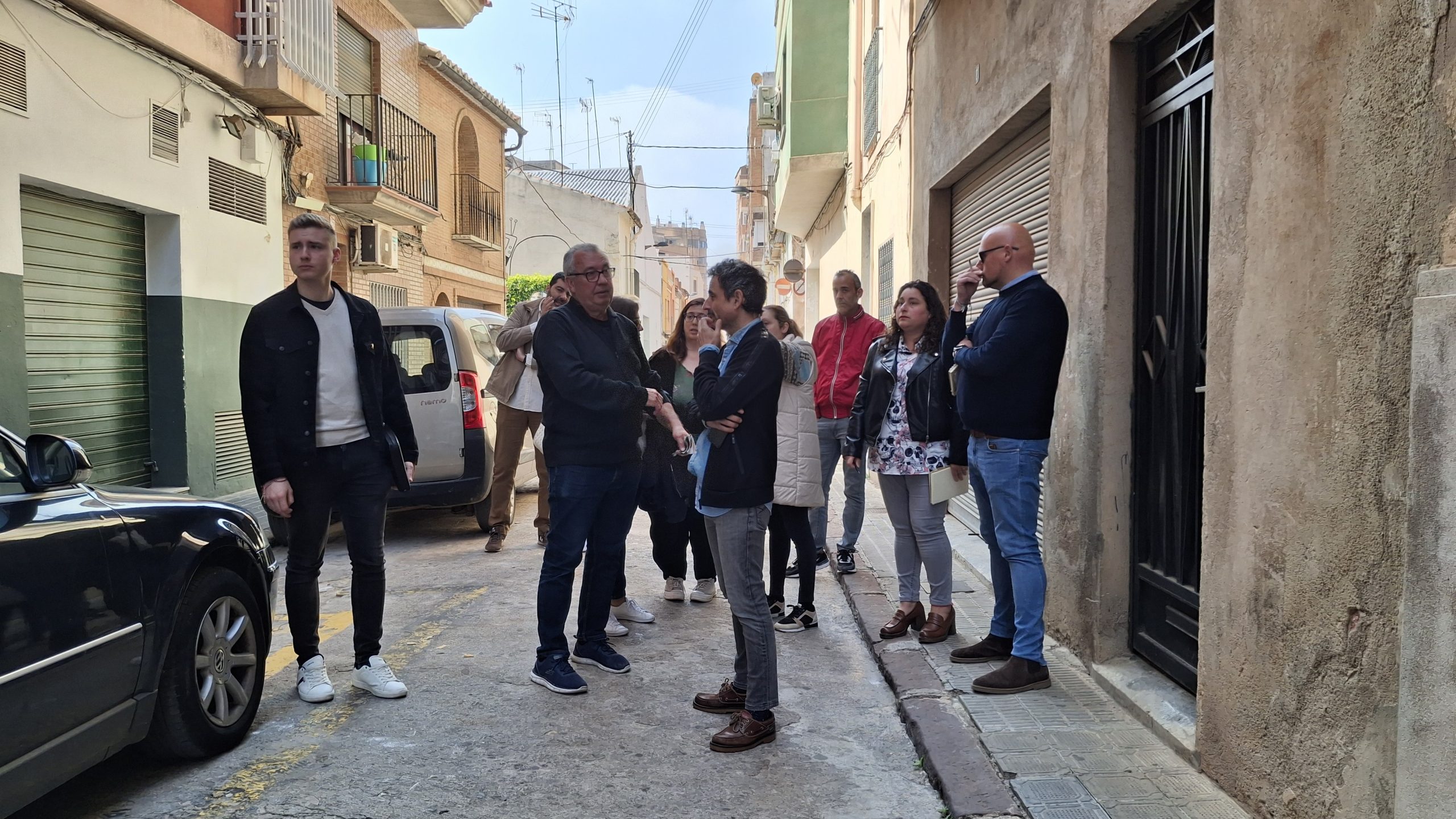 L’Ajuntament al barri visita l’Hospital amb diversos projectes previstos per a millorar la qualitat de vida del districte