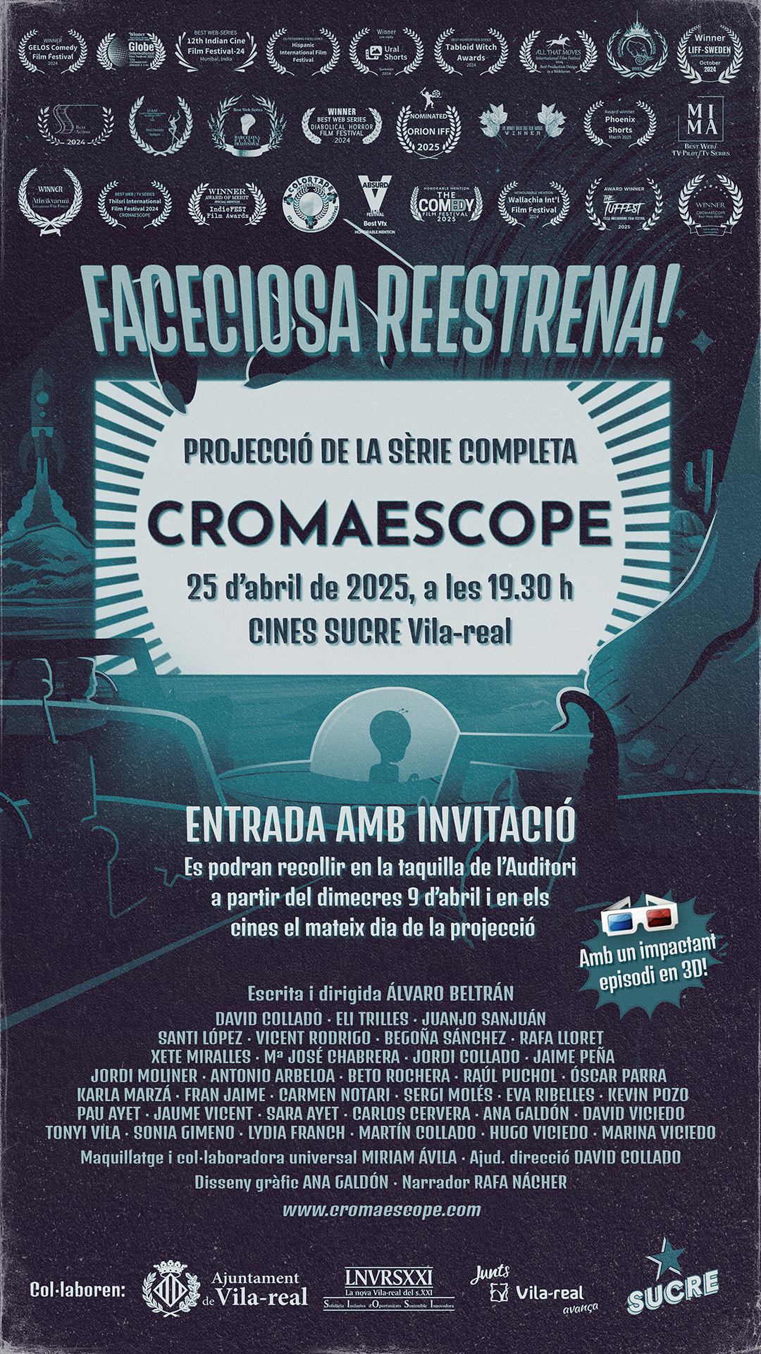 L’artista vila-realenc Álvaro Beltrán projecta la seua premiada ‘Cromaescope’ als Cine Sucre