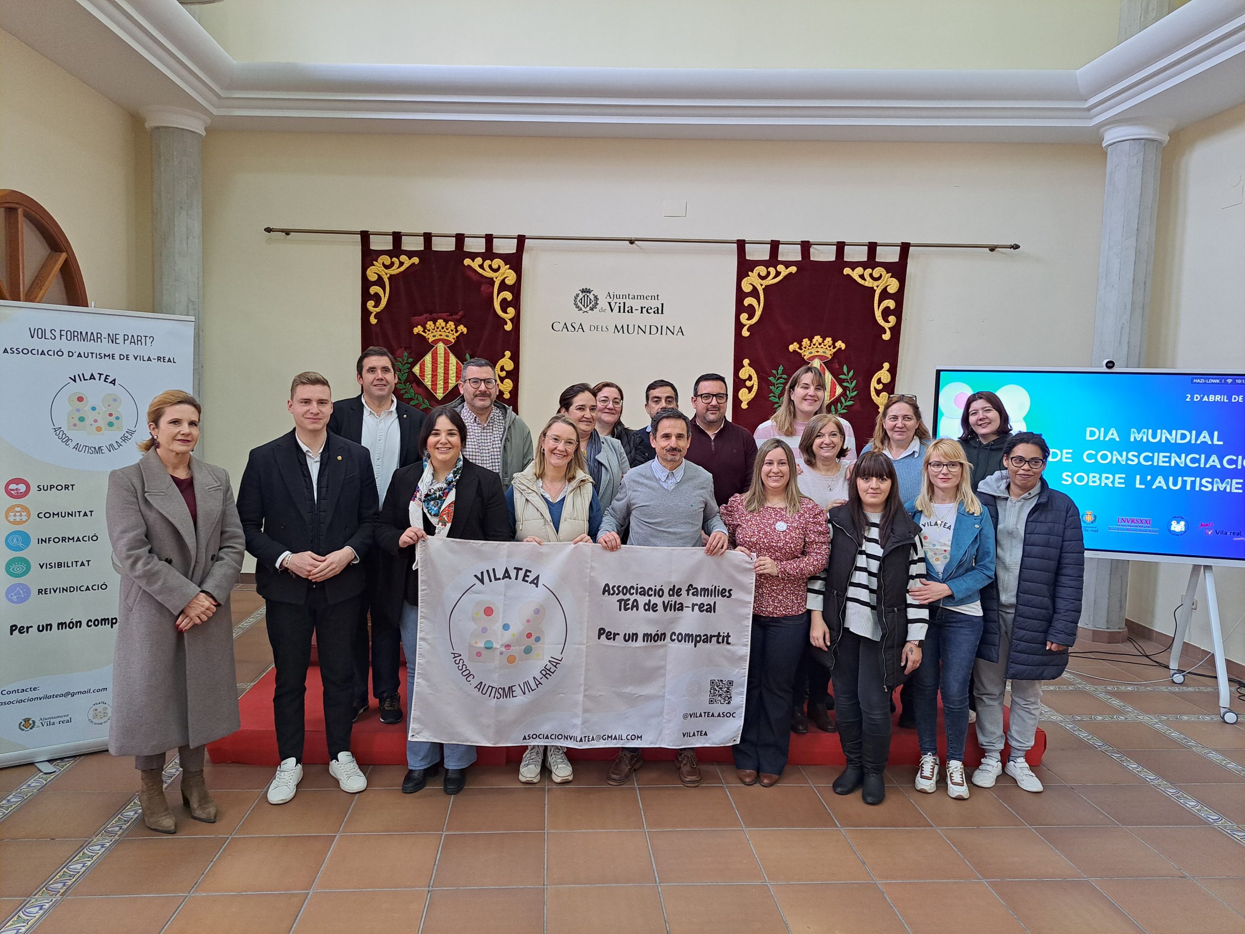 Vila-real commemora el Dia Mundial de Conscienciació sobre l’Autisme amb l’associació VILATEA