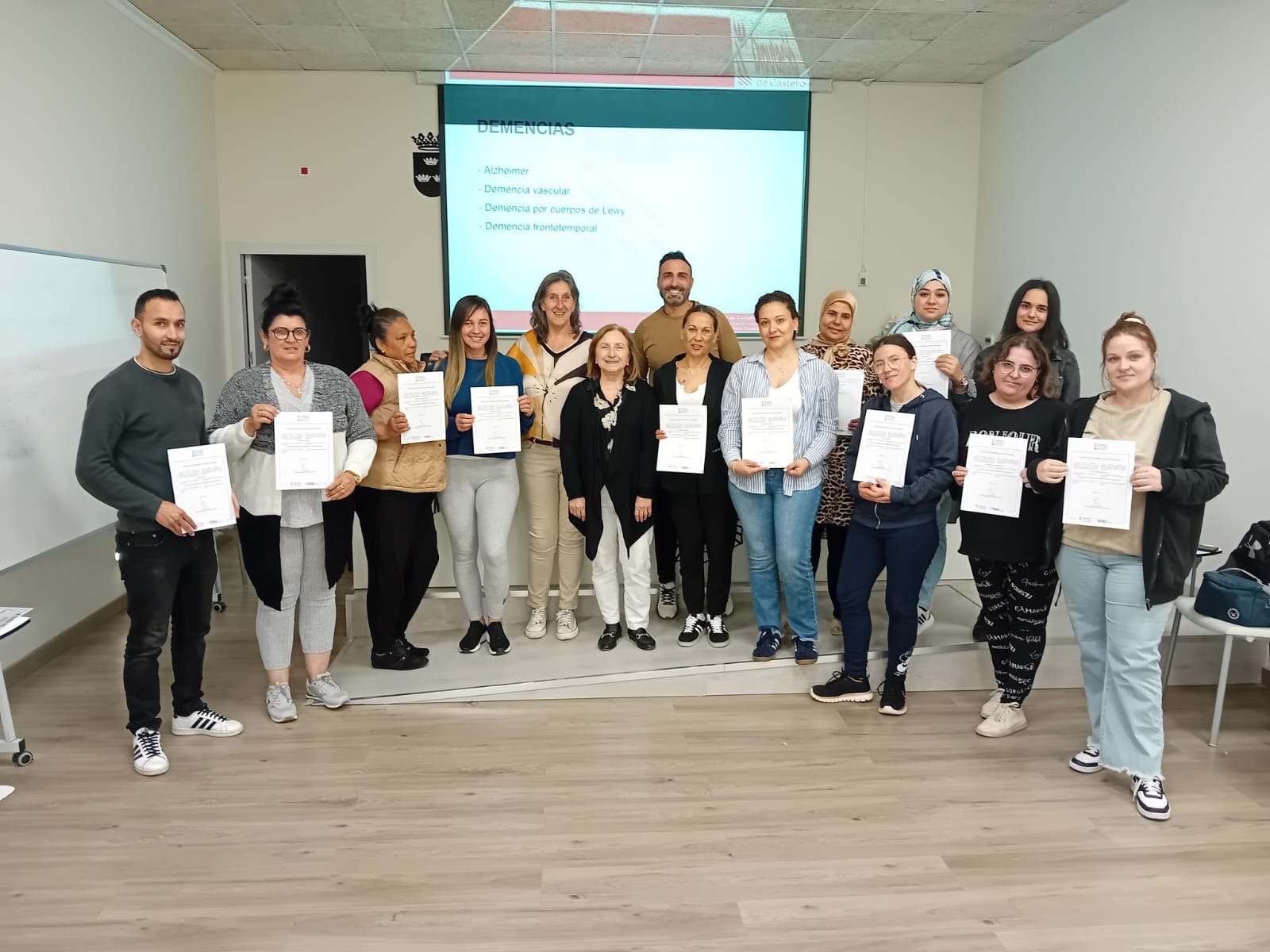 Burriana entrega els diplomes de la formació en acompanyament de persones majors