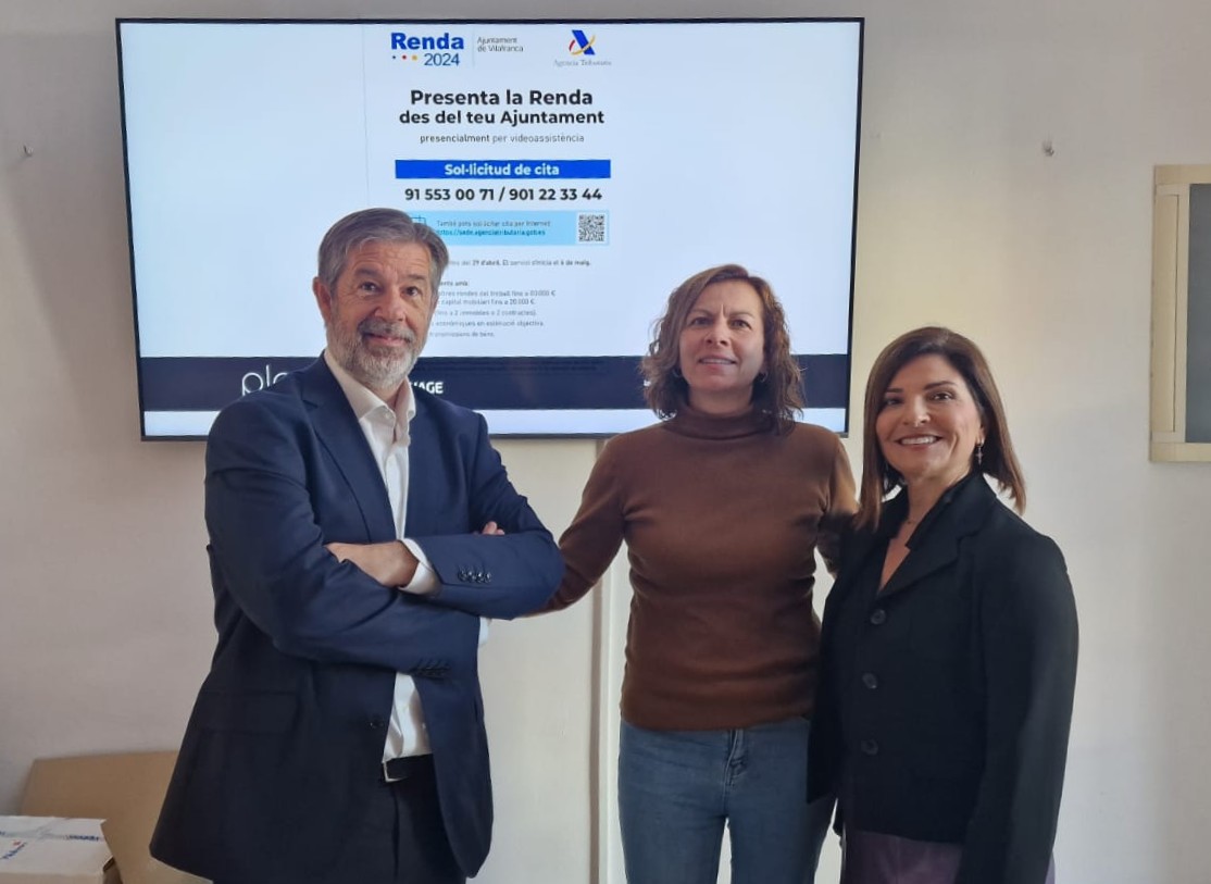 Vilafranca i l’Agència Tributària col·laboren per a facilitar la Declaració de la Renda