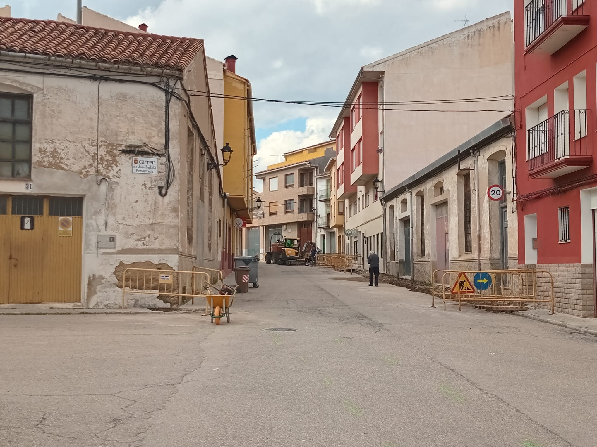Vilafranca treballa en la remodelació del carrer Joan Pau Climent
