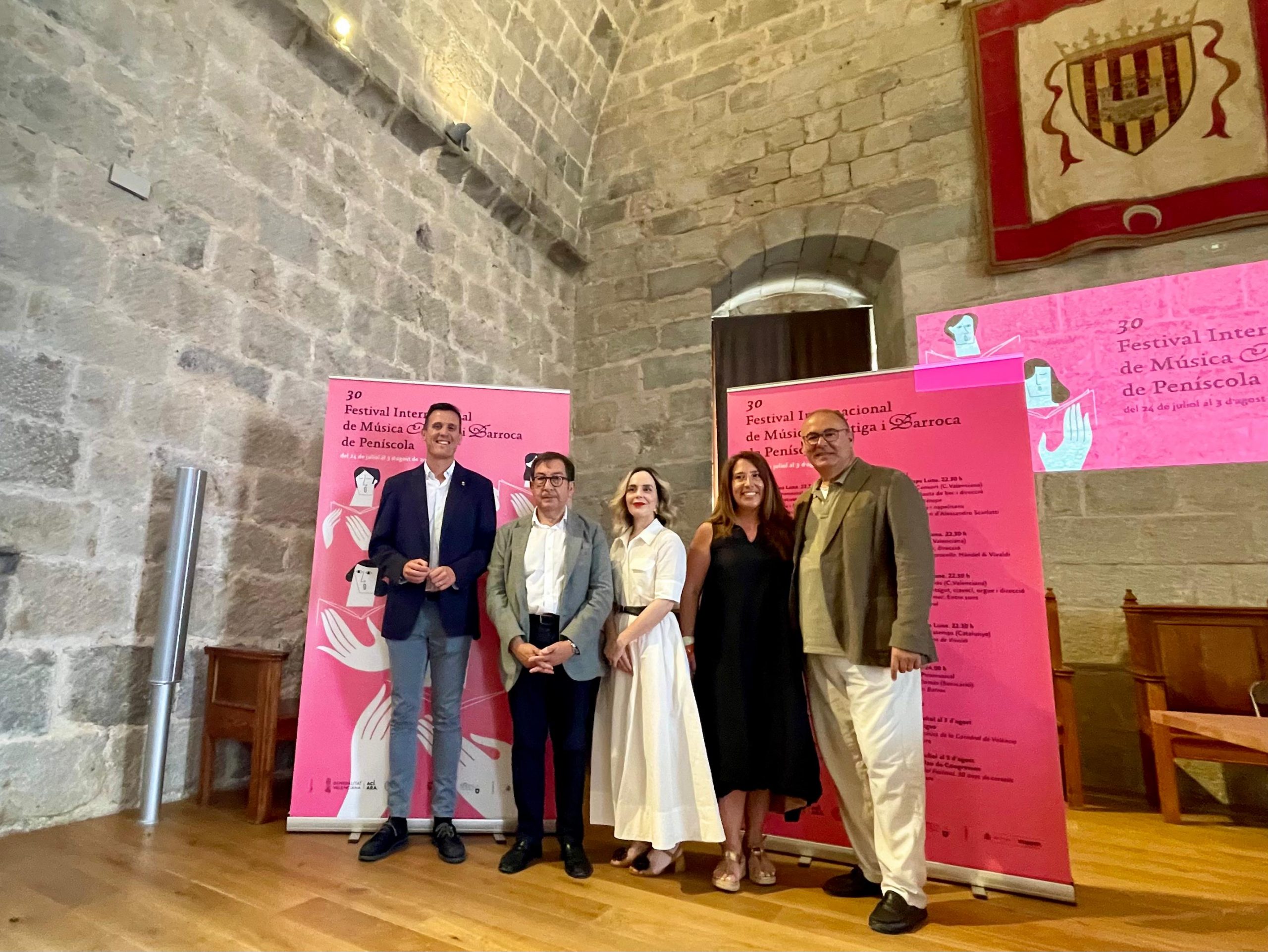 La Diputació de Castelló celebra el 30é aniversari del Festival Internacional de Música Antiga i Barroca de Peníscola amb una programació especial