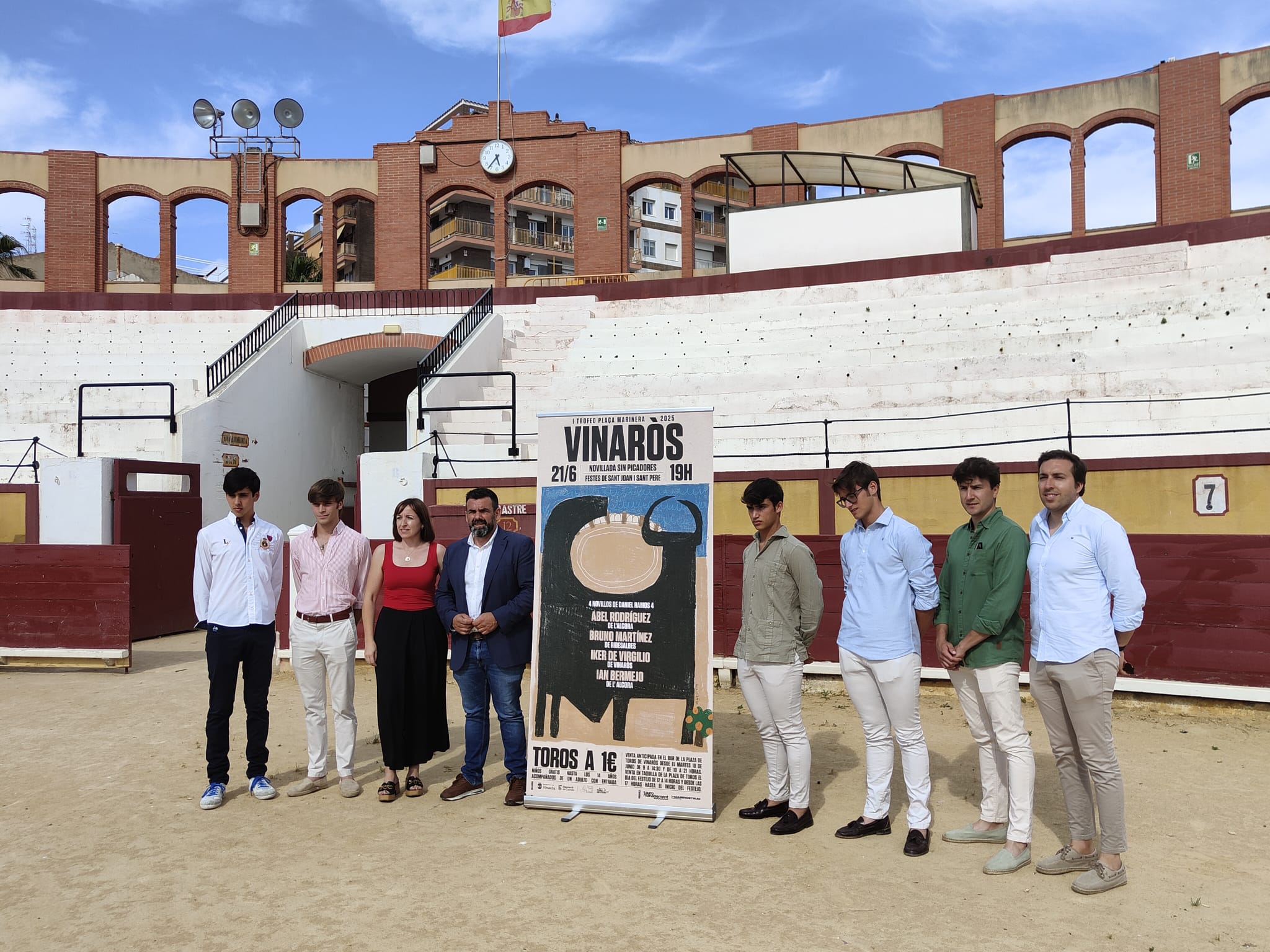 La Diputació de Castelló promou l’activitat de l’Escola Taurina i presenta el I Trofeu Plaça Marinera