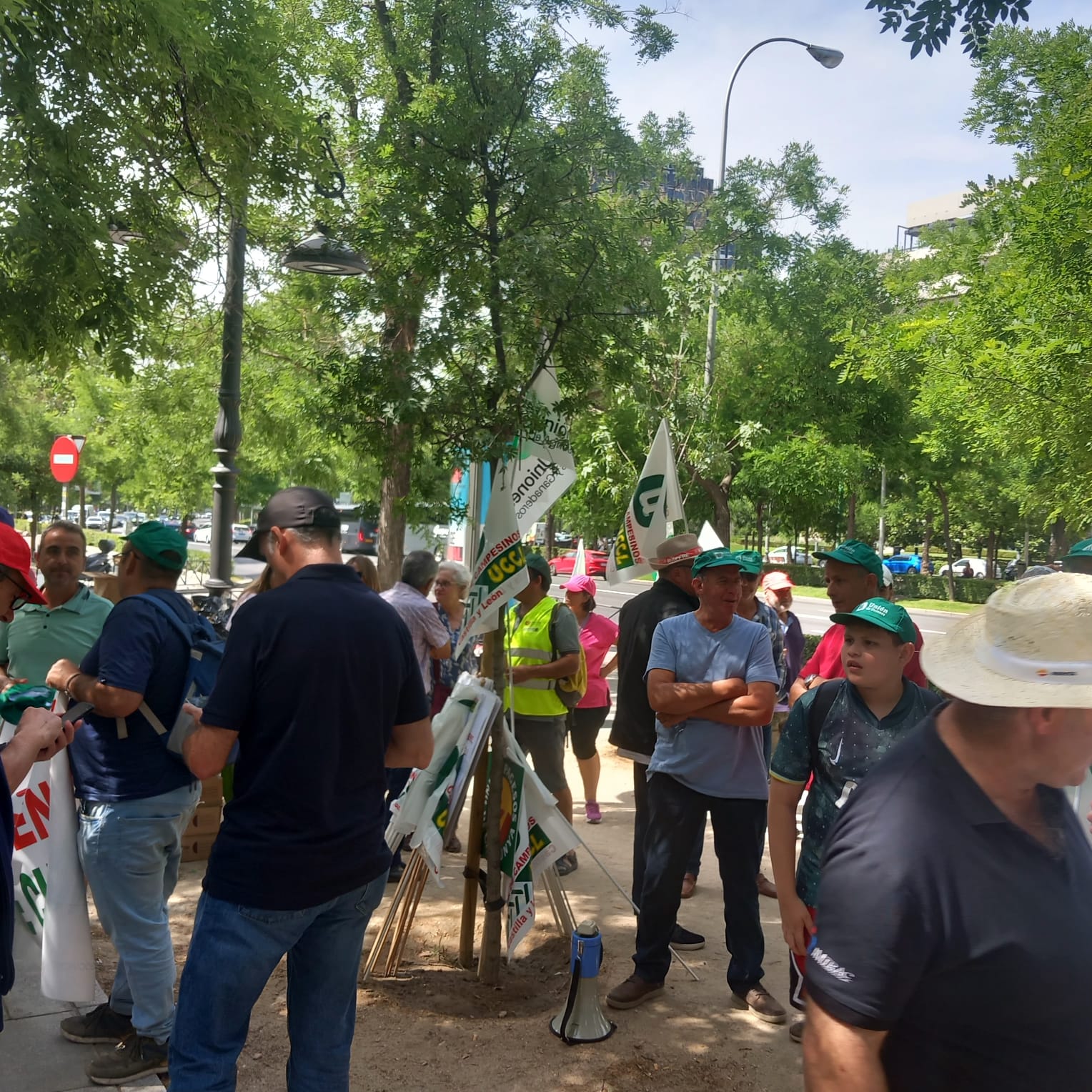 LA UNIÓ denuncia en una protesta a Madrid l’enfonsament del 40% en els preus dels cereals