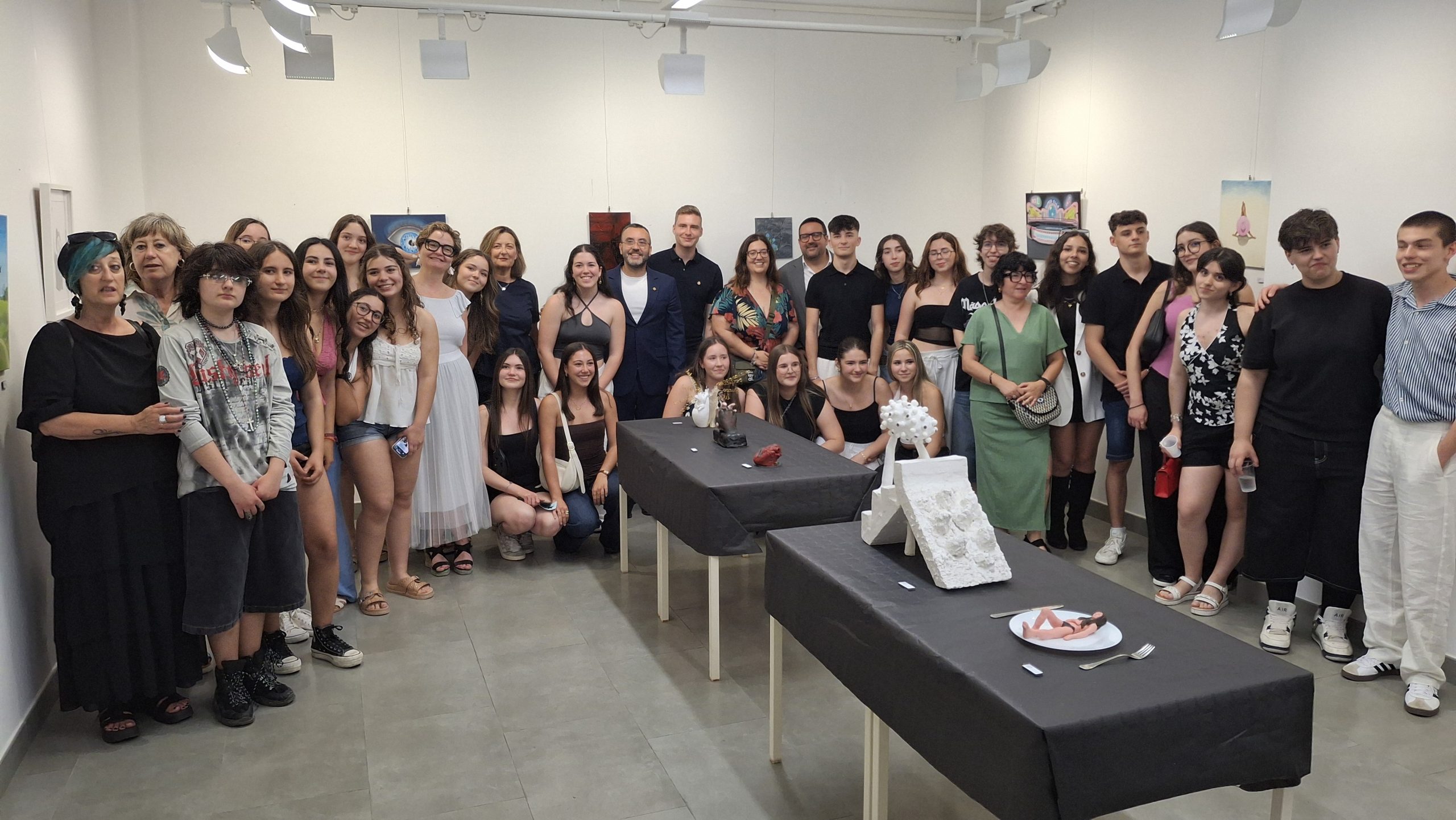 Inauguració exposició alumnat Broch i Llop