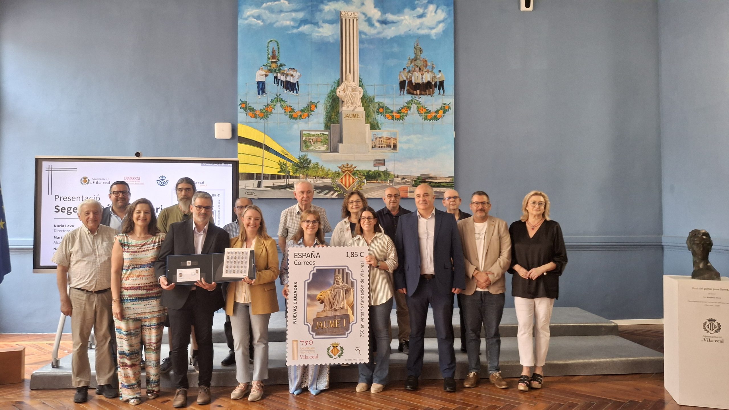 Correos presenta hoy el sello dedicado al 750 aniversario de la fundación de Vila-real