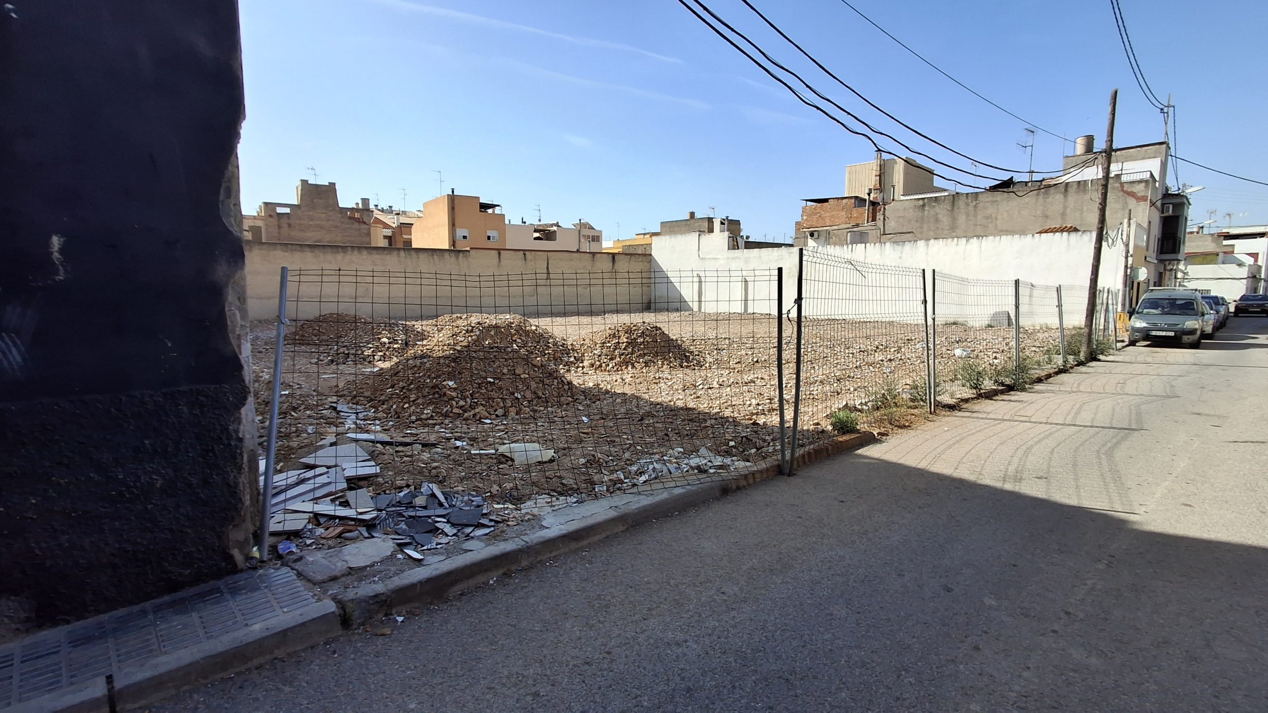 Vila-real aconsegueix el terraplenament d’una promoció immobiliària fallida al carrer d’Eslida