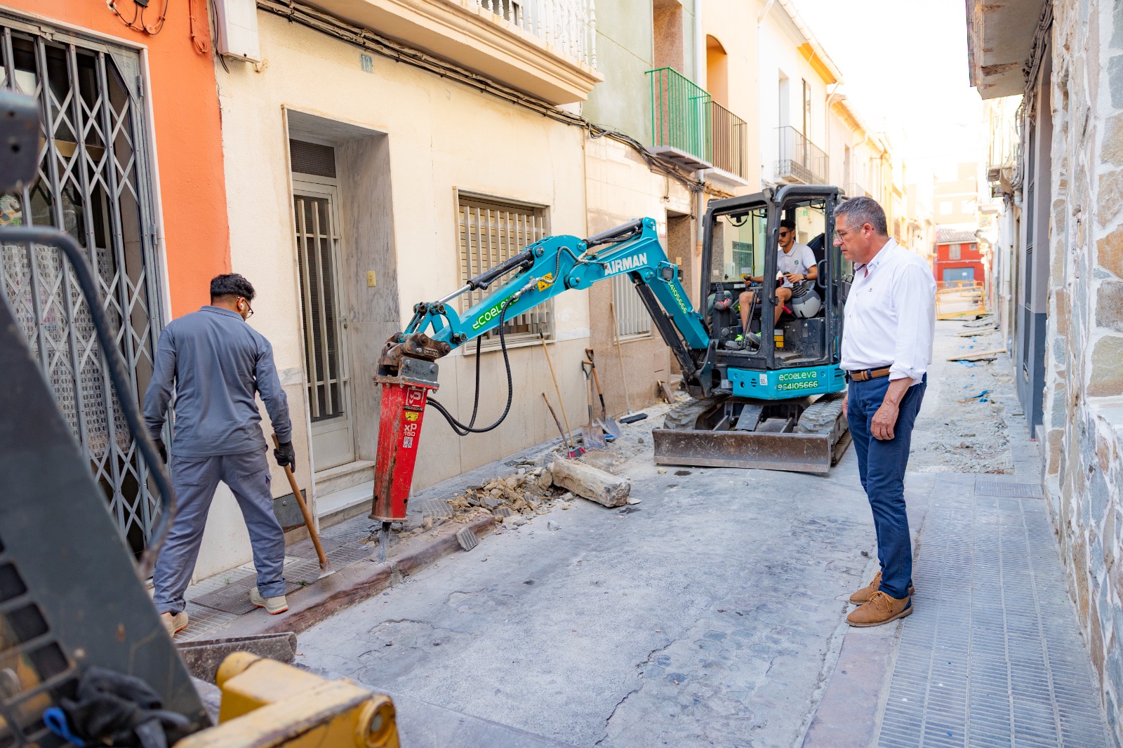 Burriana emprén les obres de millora al carrer Sant Ana