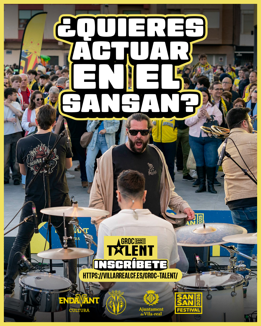 Groc Talent, el concurs musical del Villarreal CF, obri inscripcions per a la seua sisena edició