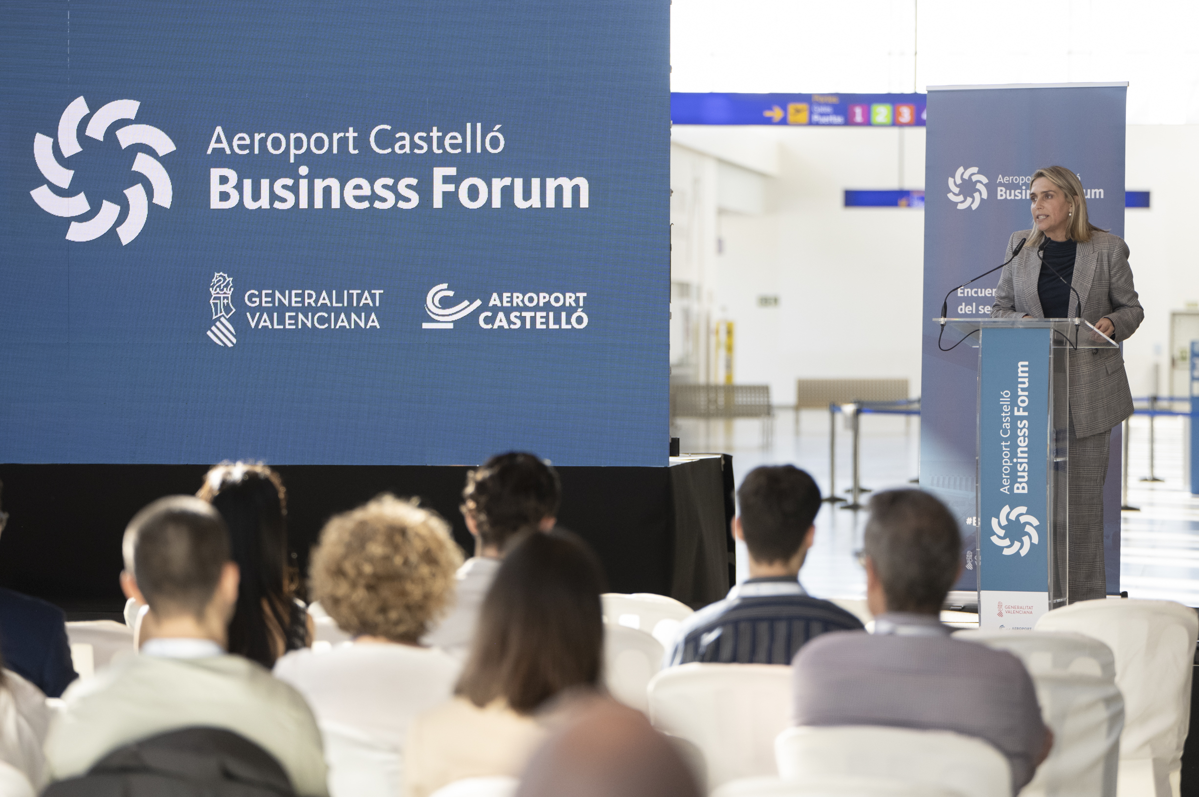 Marta Barrachina reivindica l’aeroport i demana al Govern d’Espanya que abandone la via de l’insult “perquè quan ens desqualifiquen ataquen a la província de Castelló”