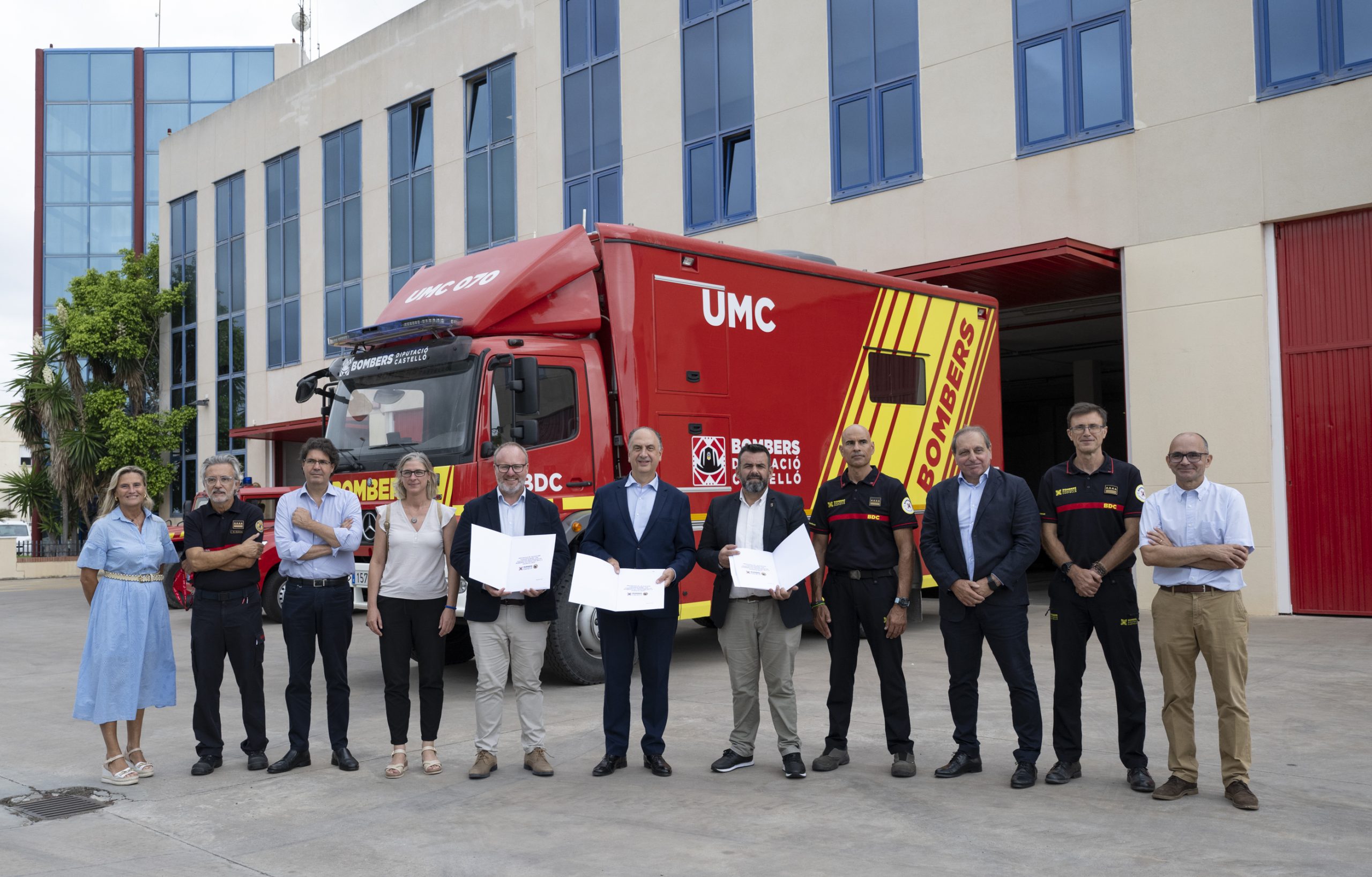 Els Consorcis de Bombers de Castelló i València firmen un protocol de col·laboració per a millorar l’atenció en emergències en zones limítrofes