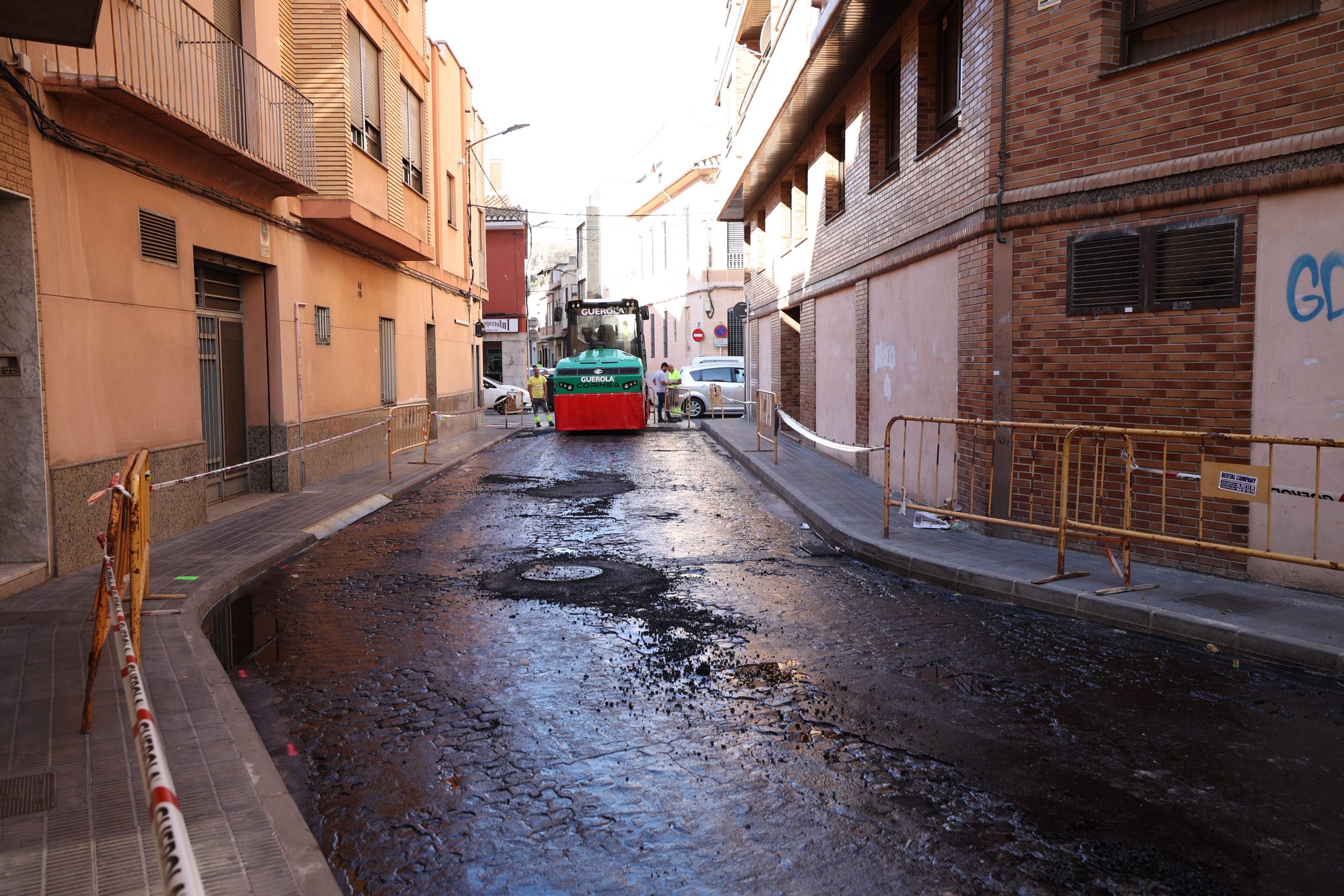 Burriana finalitza les obres de pavimentació al carrer Sant Joan de la Creu