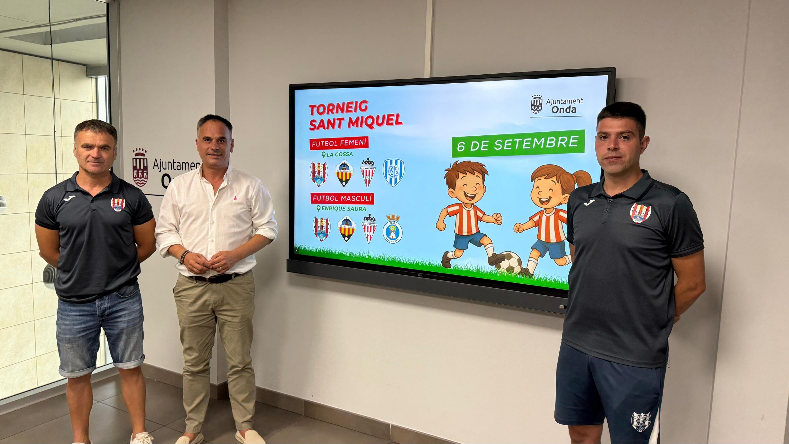 Onda presenta la XV edición del Torneo de fútbol de Sant Miquel