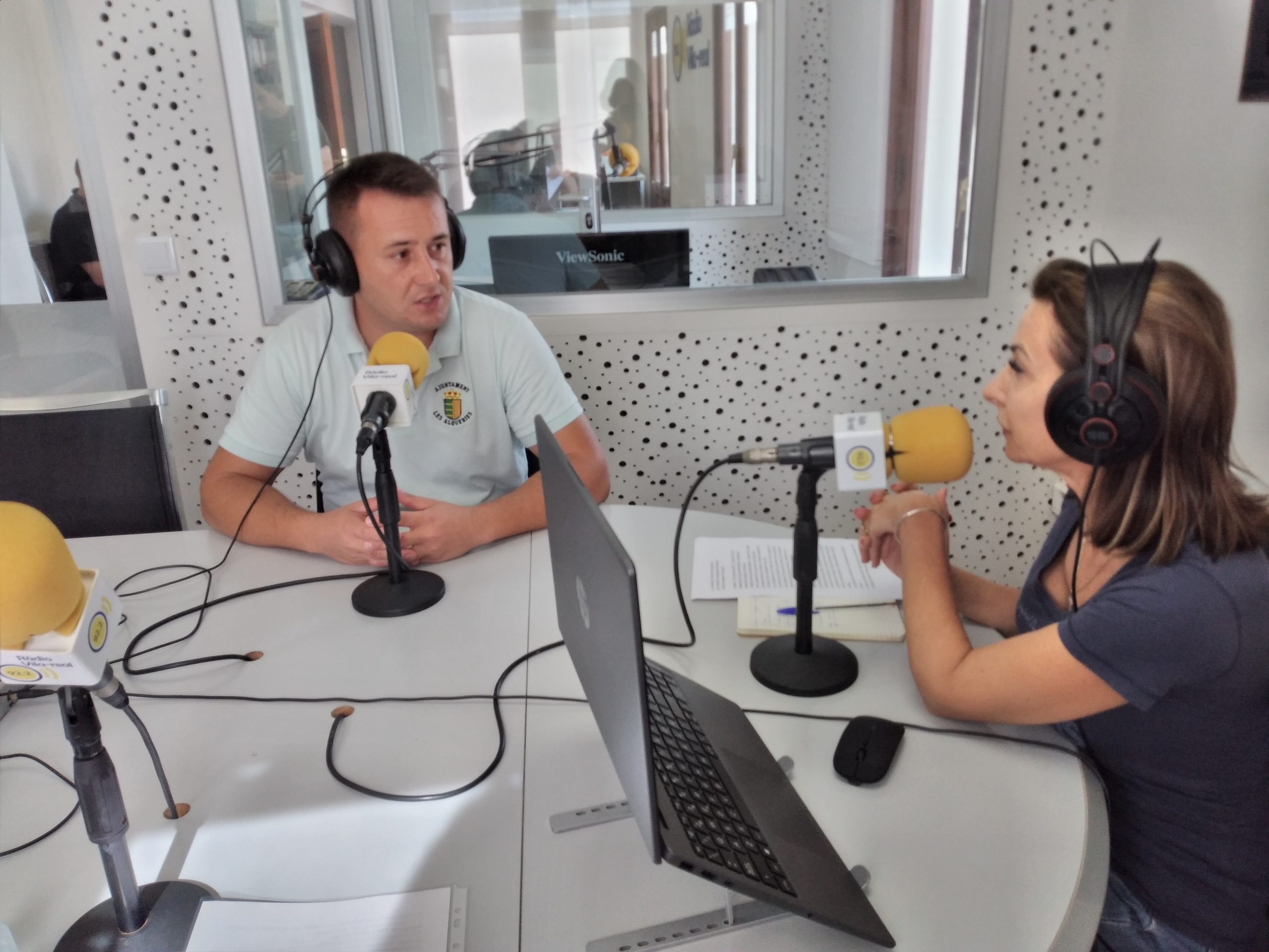Hui ens visita l´alcalde de Les Alqueries, Antonio Gil