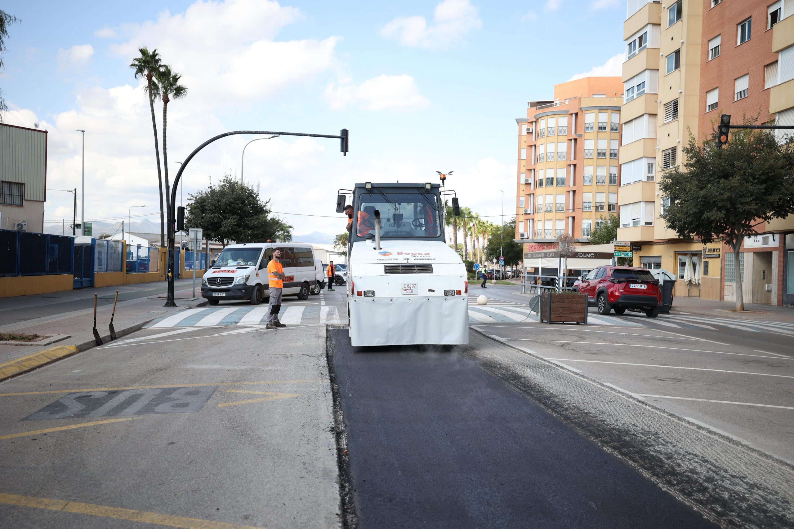 Burriana escomet la millora de la pavimentació a l’avinguda Jaume I