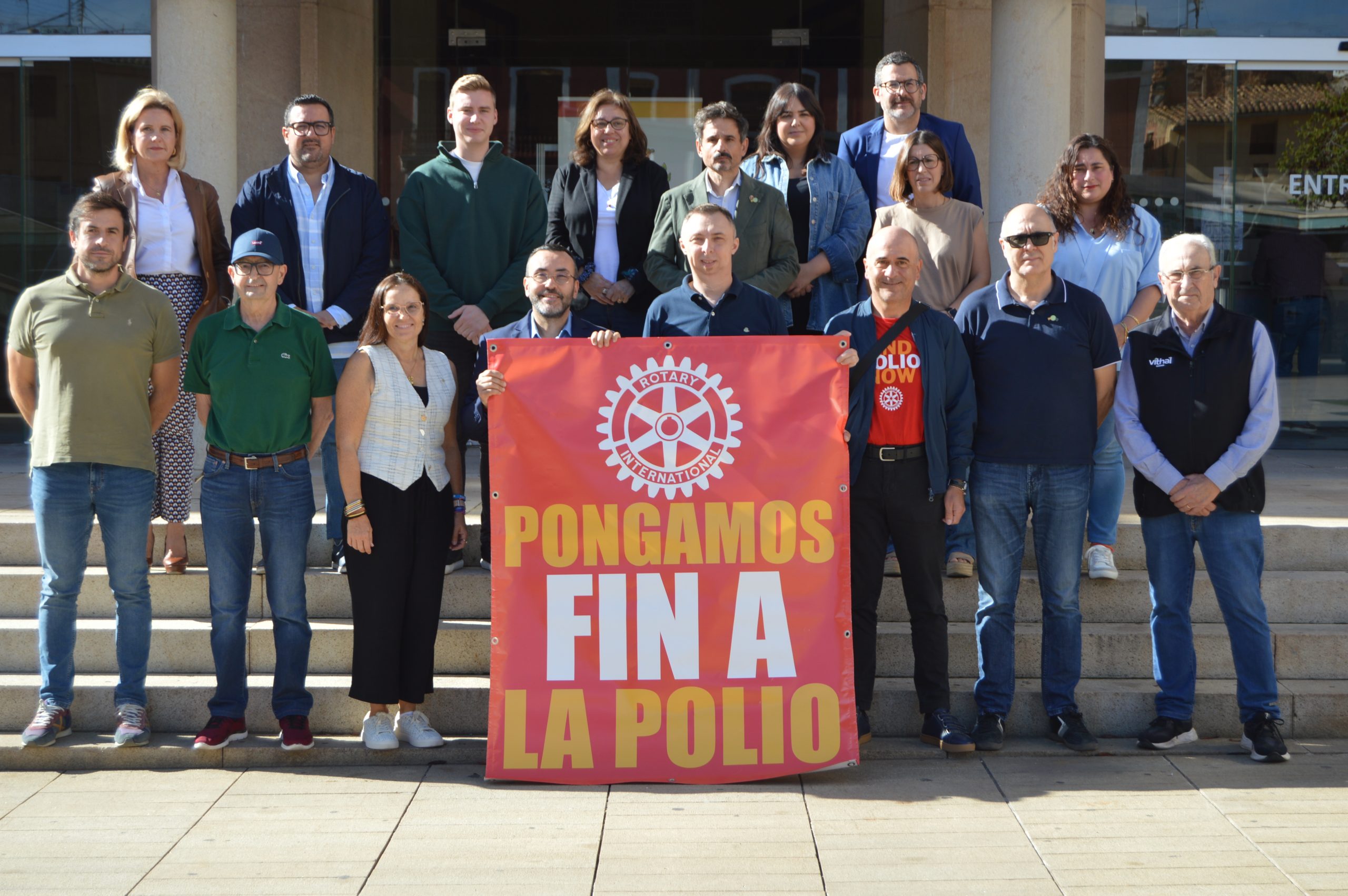 Lectura del manifest pel Dia Mundial de la Pòlio