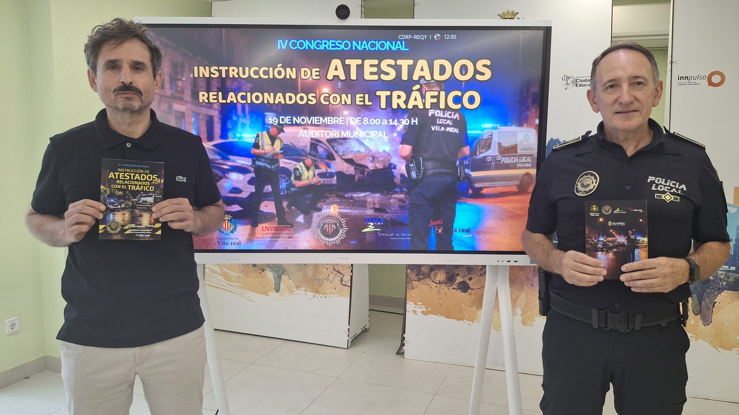 La Policia Local de Vila-real consolida el seu lideratge formatiu amb el quart Congrés Nacional sobre atestats relacionats amb el trànsit