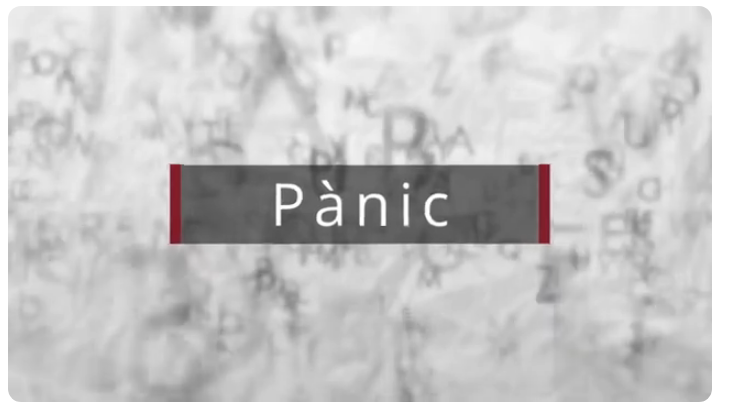 Paraula del dia «pànic»