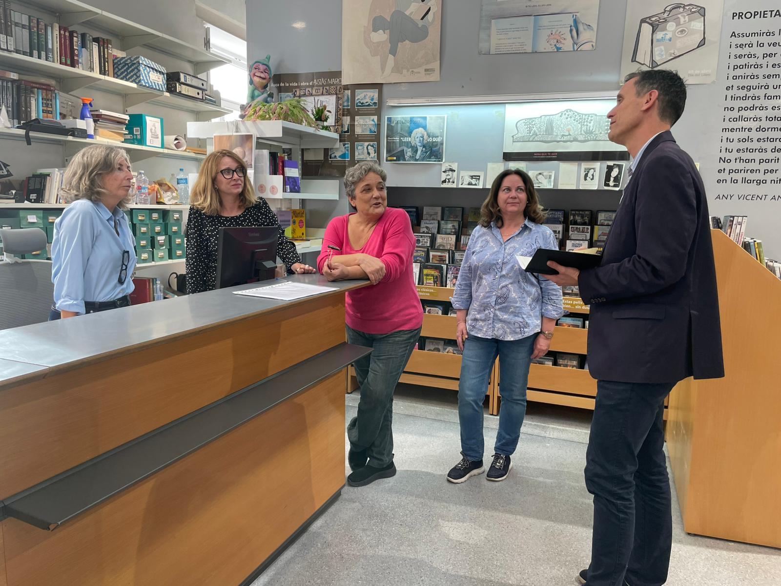 Alejandro Clausell comença una nova etapa al capdavant de la Biblioteca Municipal