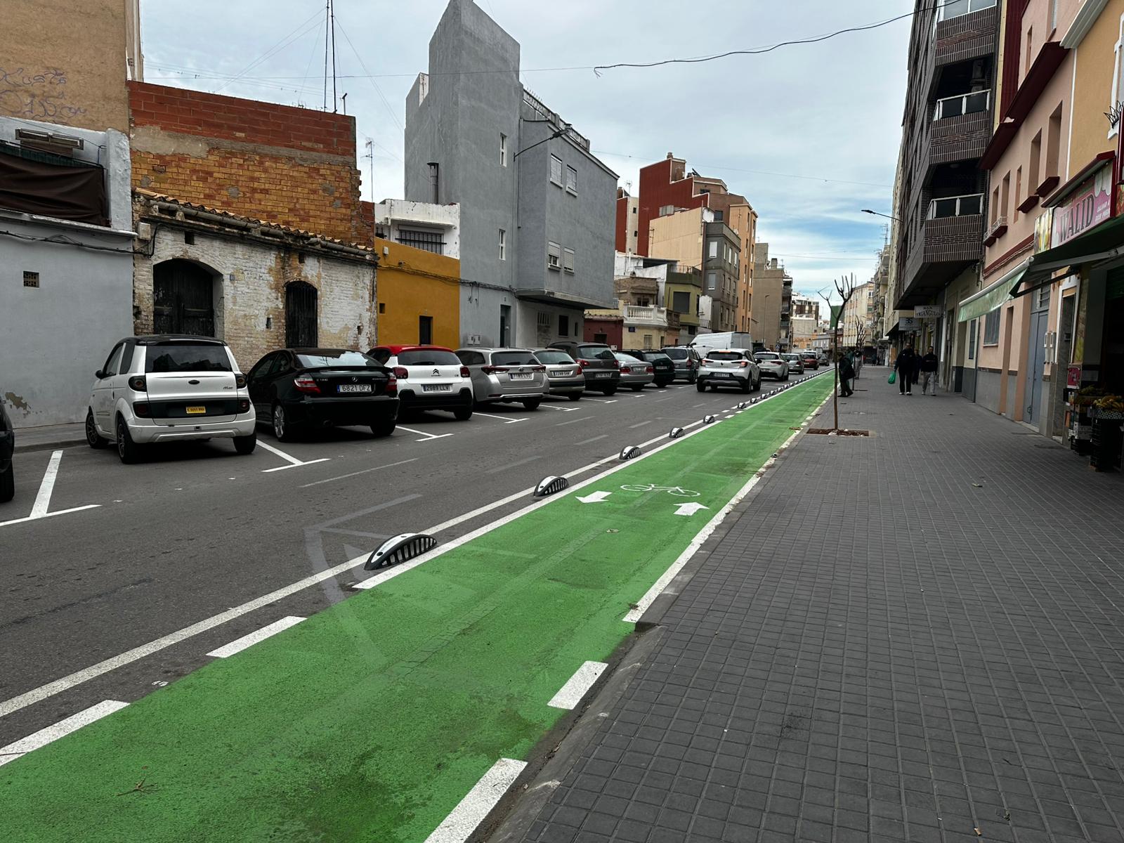 Burriana finalitza la Ronda Pere IV millorant l’abastament, l’accessibilitat, l’arbratge i la seguretat dels ciclistas