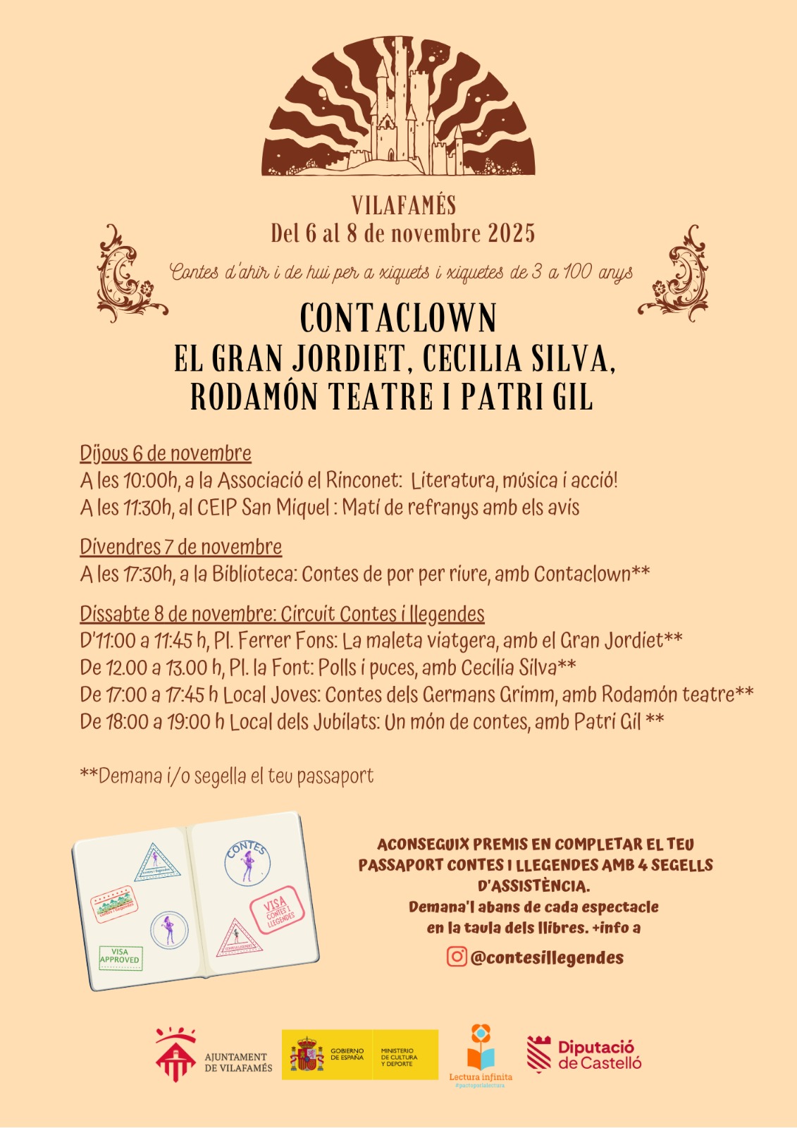 Vilafamés es convertirà en l’escenari de la nova edició del Festival Contes i Llegendes els pròxims 6, 7 i 8 de novembre