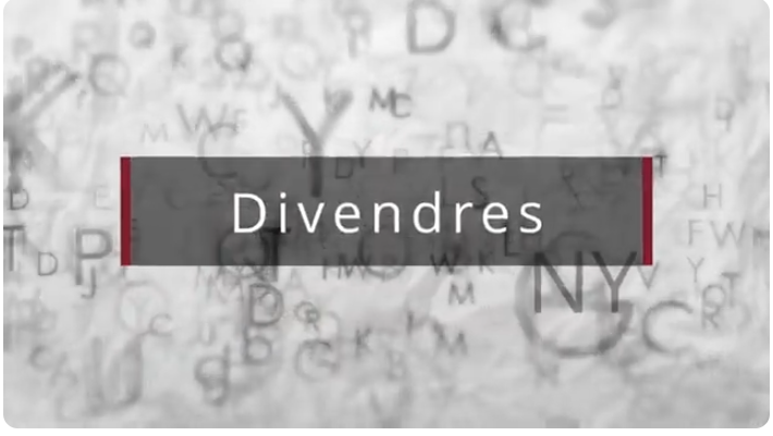 Paraula del dia «divendres»