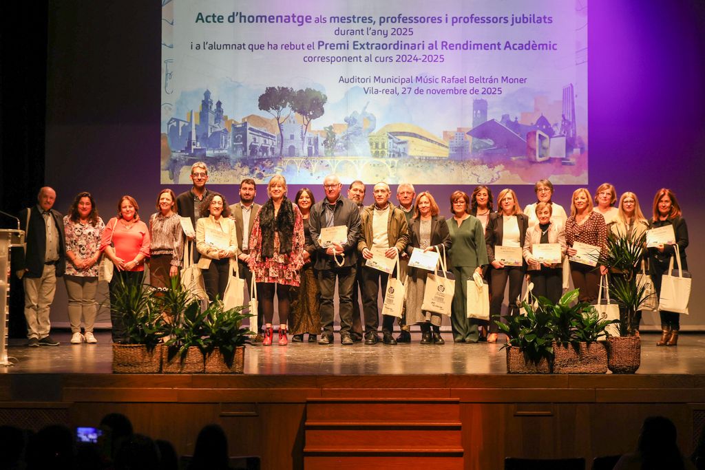 Vila-real reconeix l’excel·lència d’estudiants i docents en la gala del Dia de les Ciutats Educadores