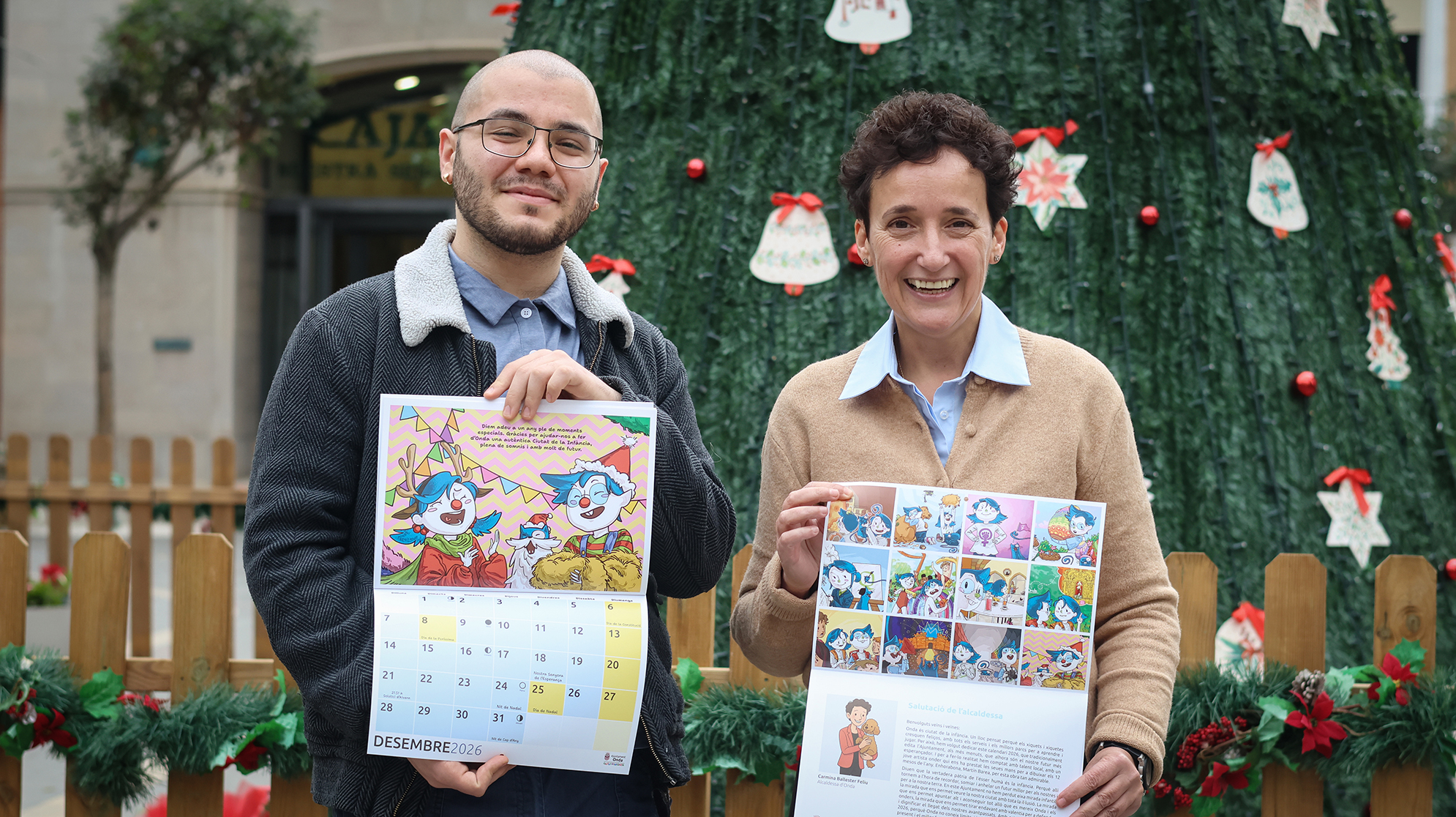 Onda presenta el calendario municipal 2026 con ilustraciones dedicadas a la infancia