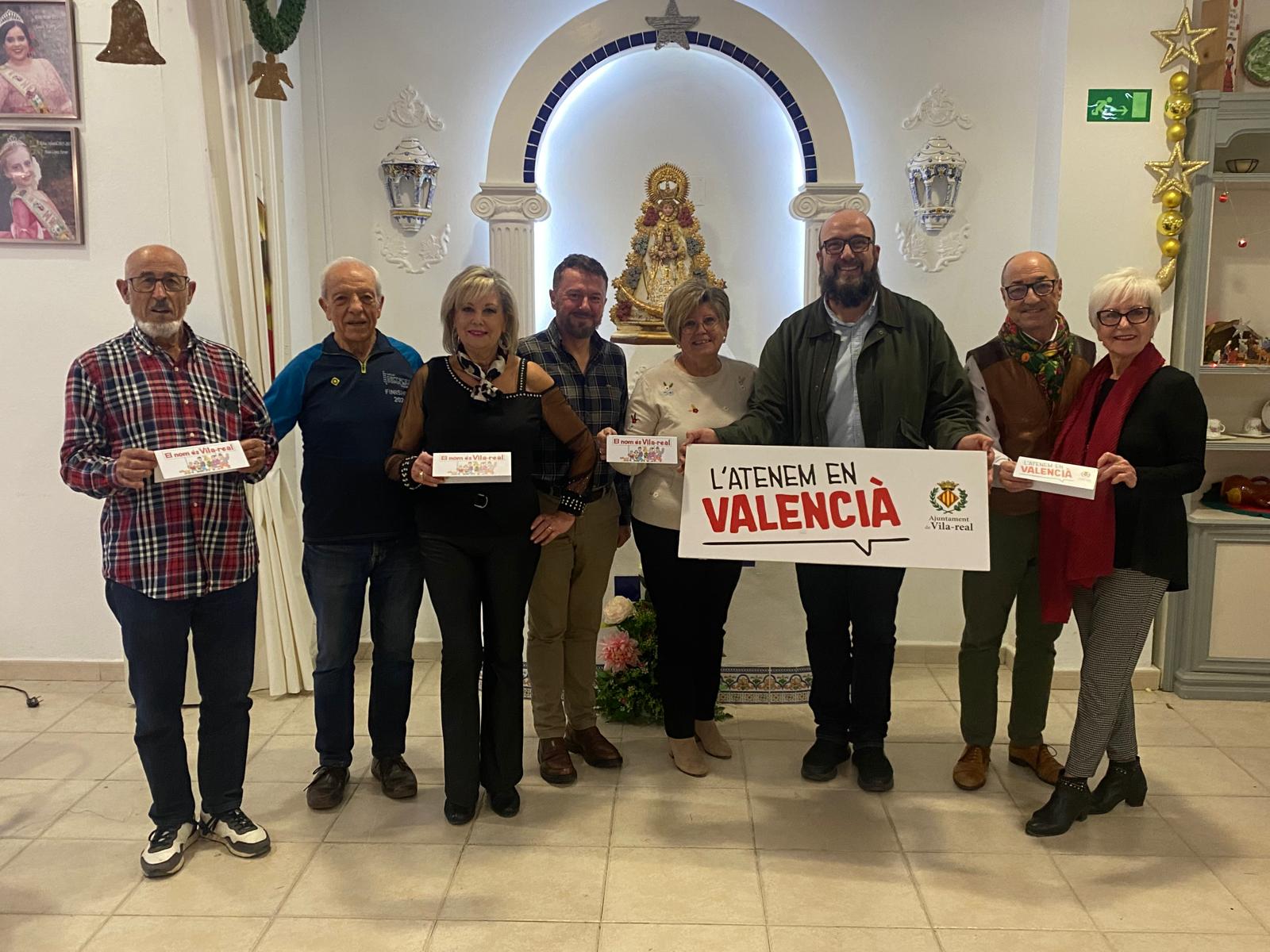 L’Asociación Cultural Flamenca de Vila-real se suma a les campanyes «L’atenem en valencià» i «El nom és Vila-real»