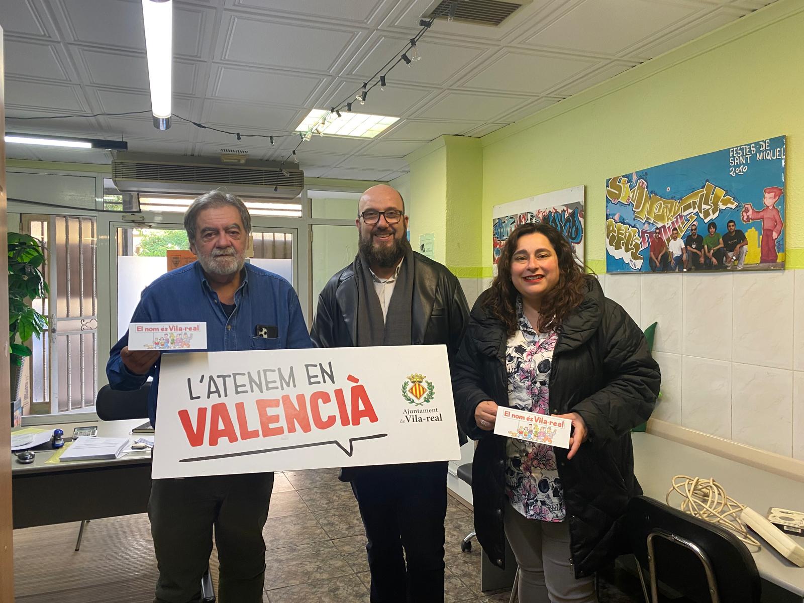 Vila-real porta la campanya “L’atenem en valencià” als barris amb la col·laboració de les associacions de veïns