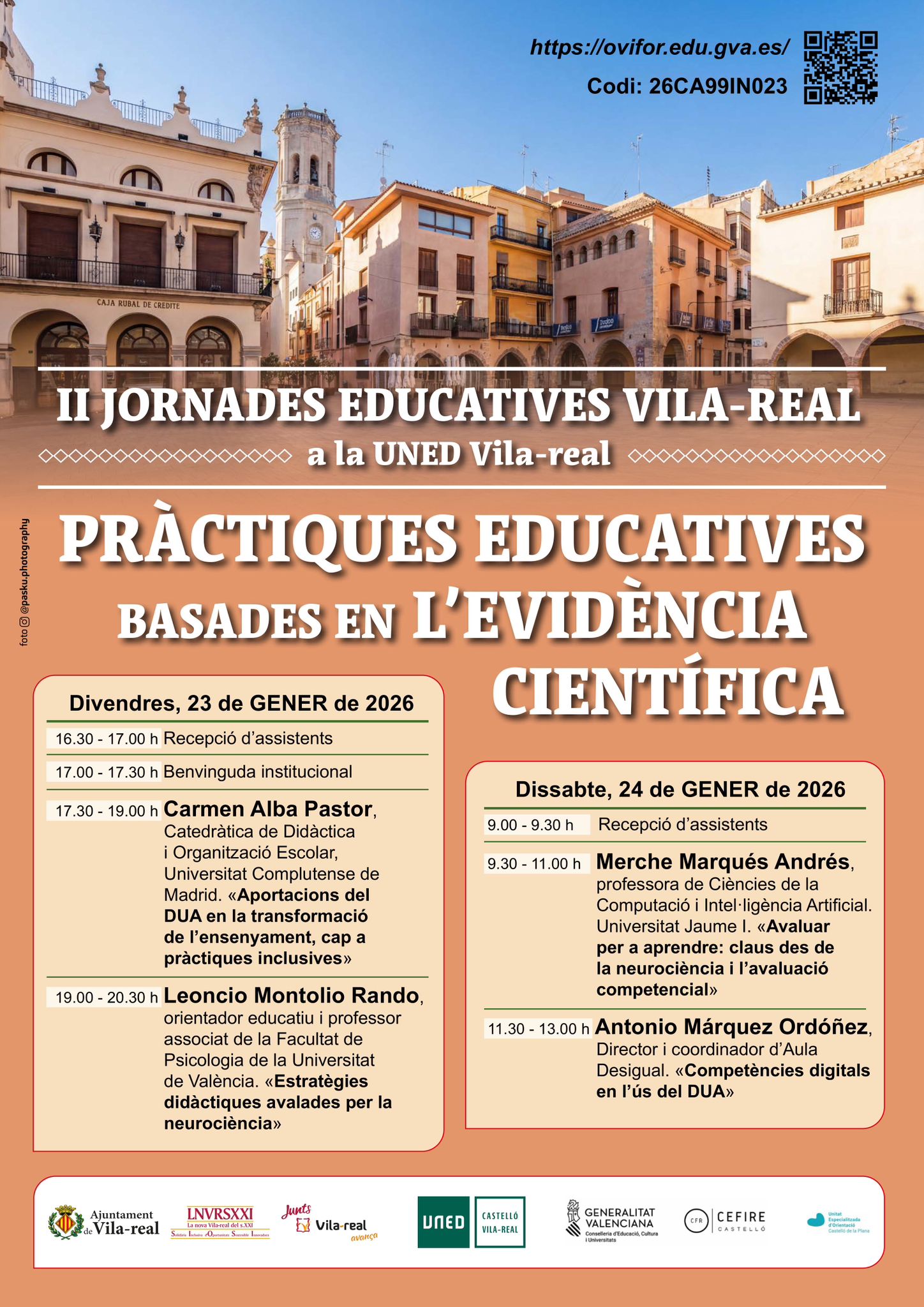 Vila-real impulsa les II Jornades Educatives basades en l’evidència científica