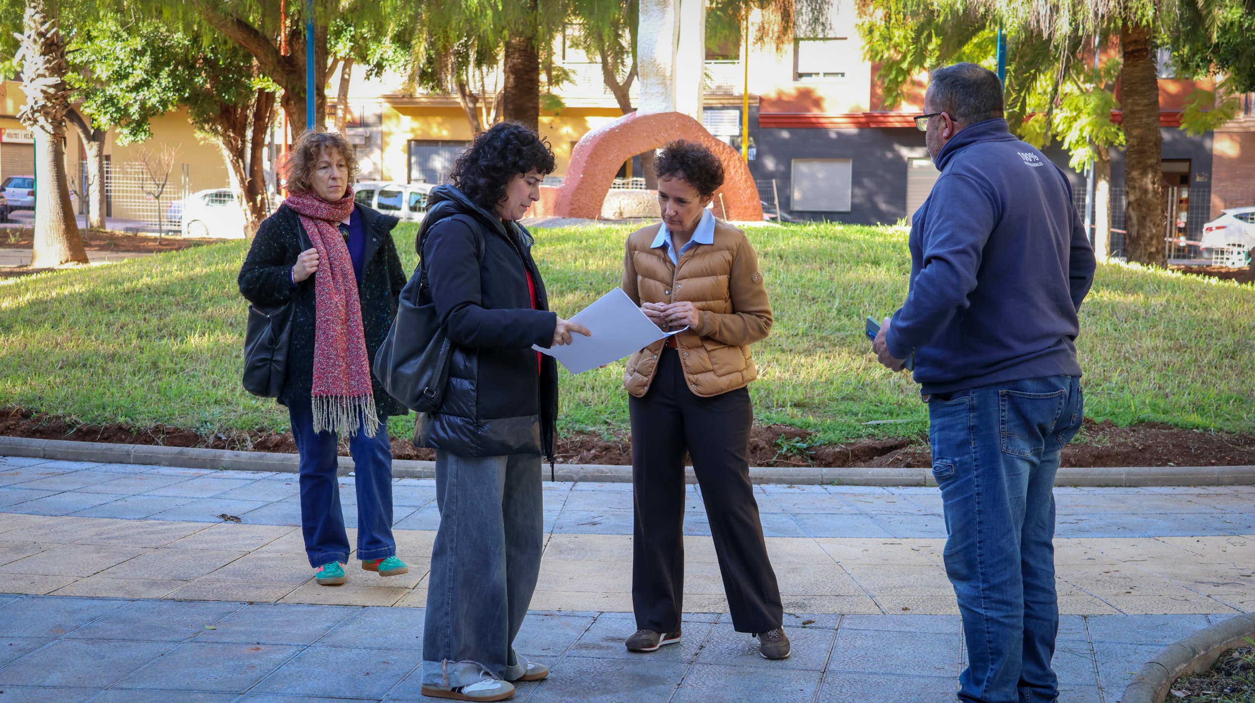 Onda avanza en la transformación del parque de las Tres Culturas con un jardín comestible y un espacio didáctico