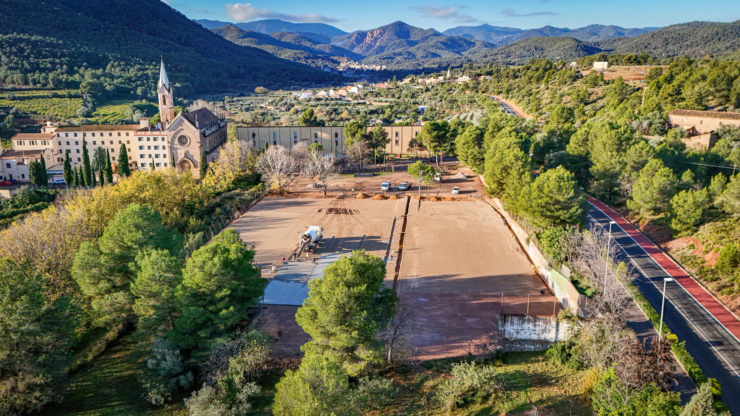 Onda avanza en las obras de la MICO Gaming Zone con la ejecución de las nuevas pistas deportivas