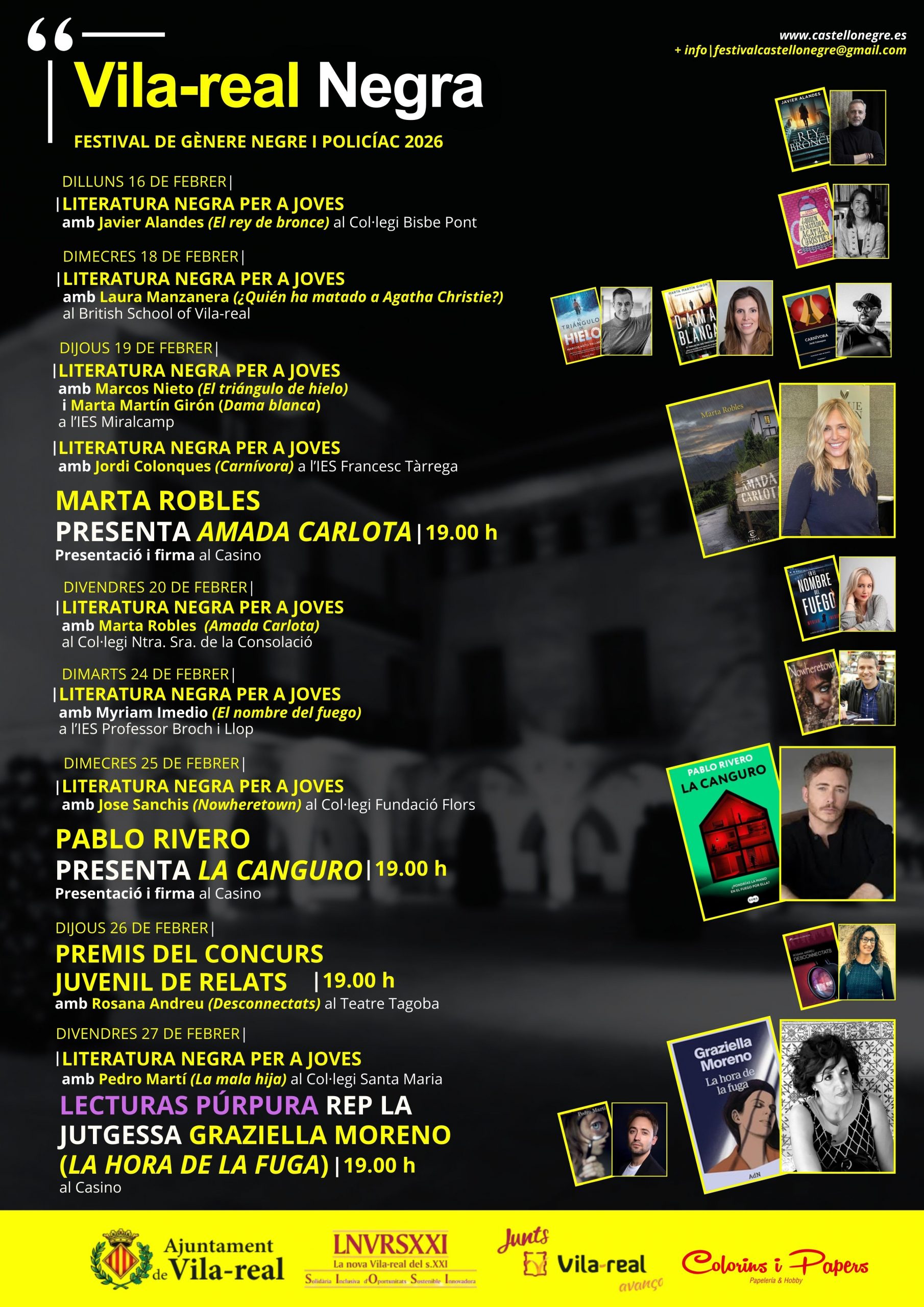 Vila-real Negra assoleix la novena edició com a seu consolidada del Festival Castelló Negre i obri activitats al públic general