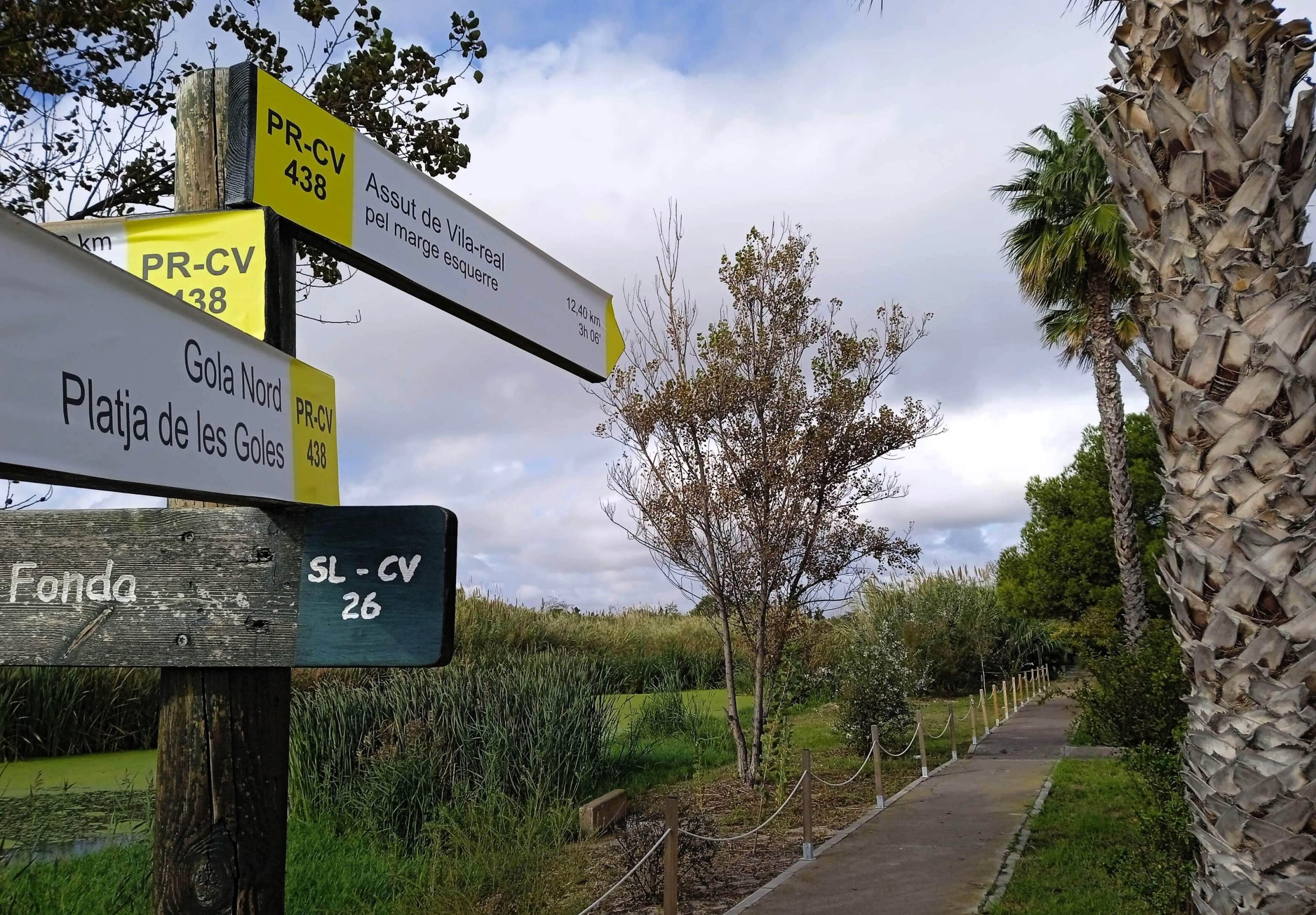 Almassora revalida la distintiva Sendera Blava per a la Senda de la desembocadura del riu Millars