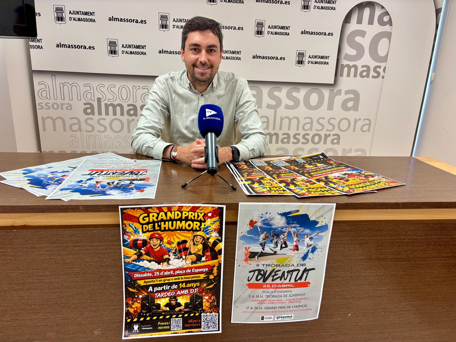 Almassora celebra el 25 de abril la II Trobada de Joventut con actividades, talleres y el Grand Prix del Humor