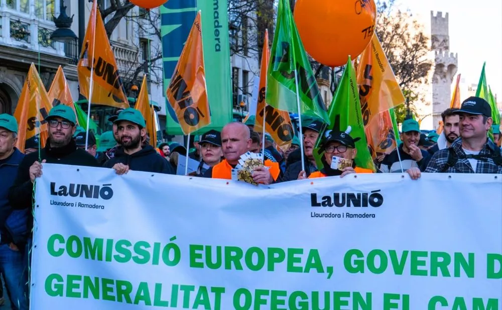 LA UNIÓ critica que la Comissió Europea seguisca avant en solitari amb l’aplicació provisional de l’acord UE-Mercosur, en vigor des de hui 1 de maig
