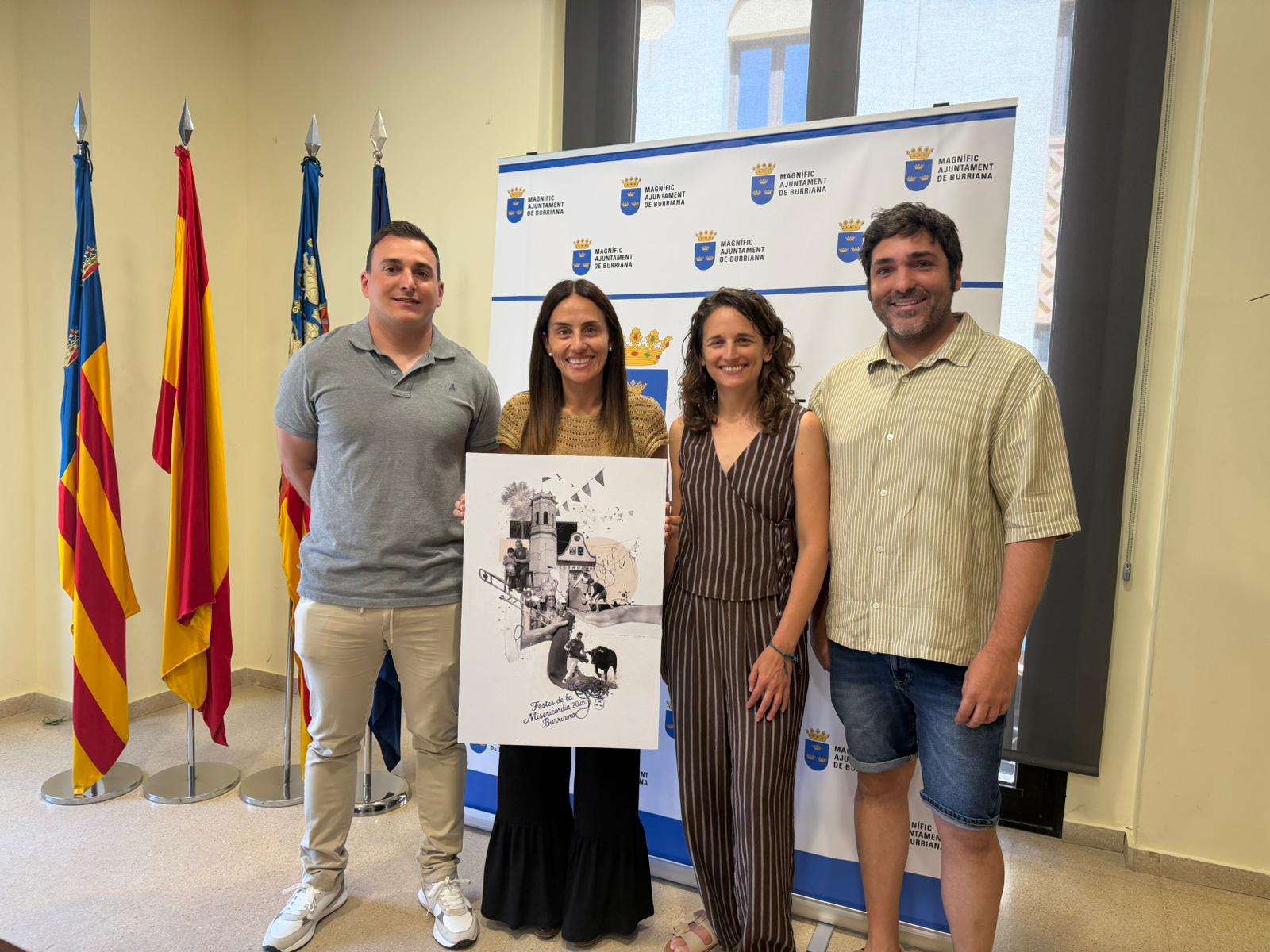 El cartel ‘Teixint tradicions de generació en generació’ de Manuel Candau será la imagen anunciadora de las Fiestas de la Misericordia de Burriana 2026