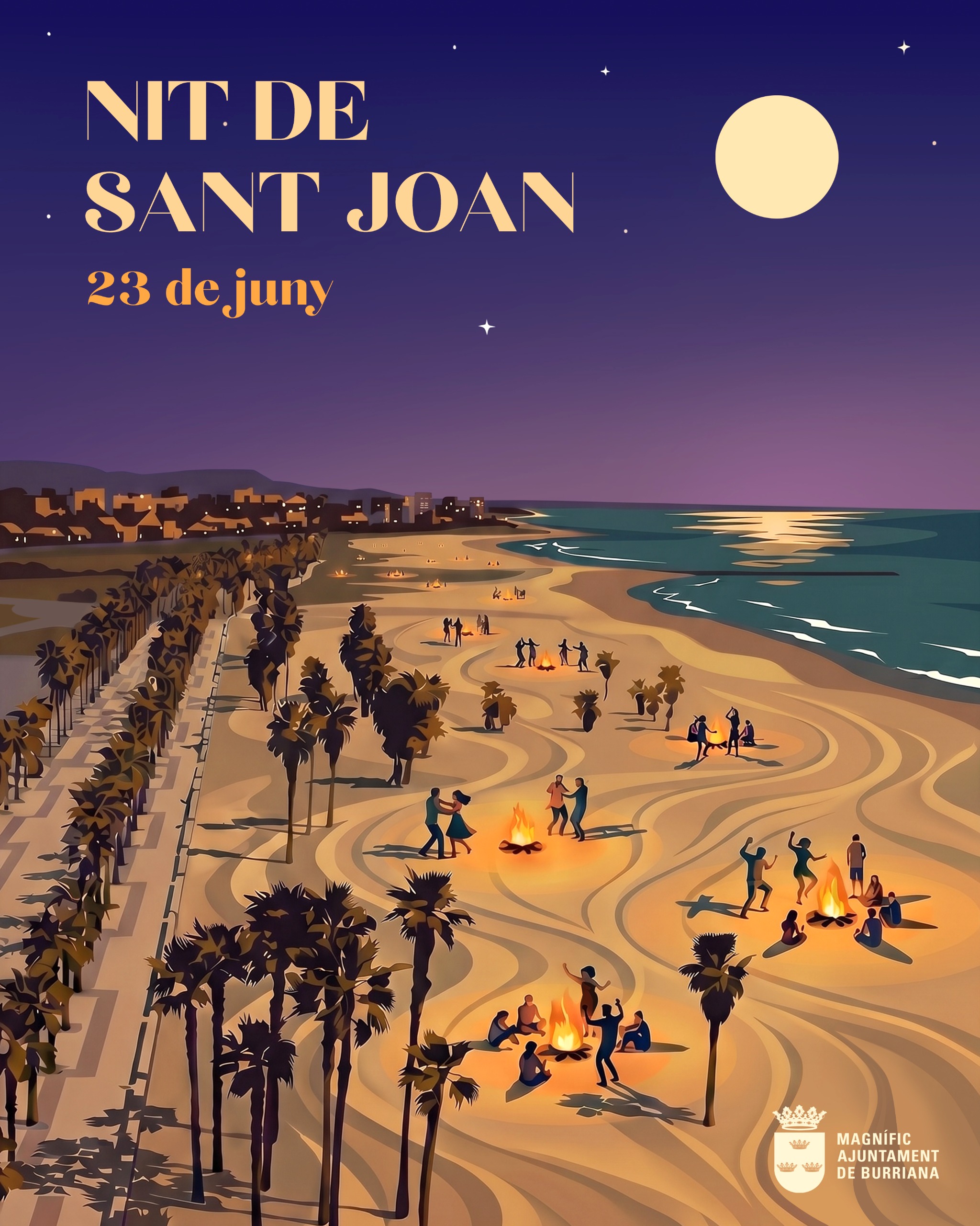 Burriana se prepara para celebrar la noche de San Juan